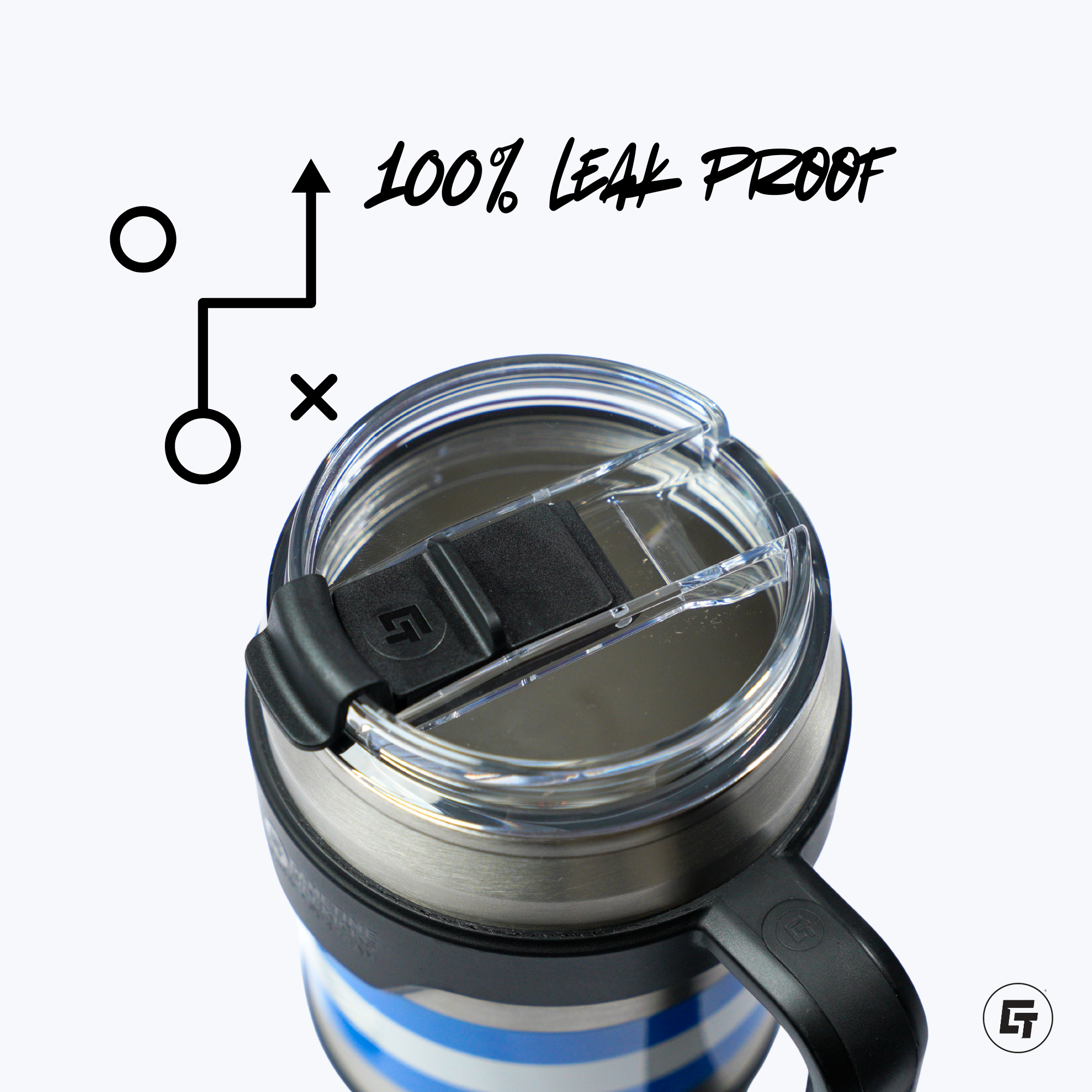 American Cornhole League - Teams 40oz White Tumbler