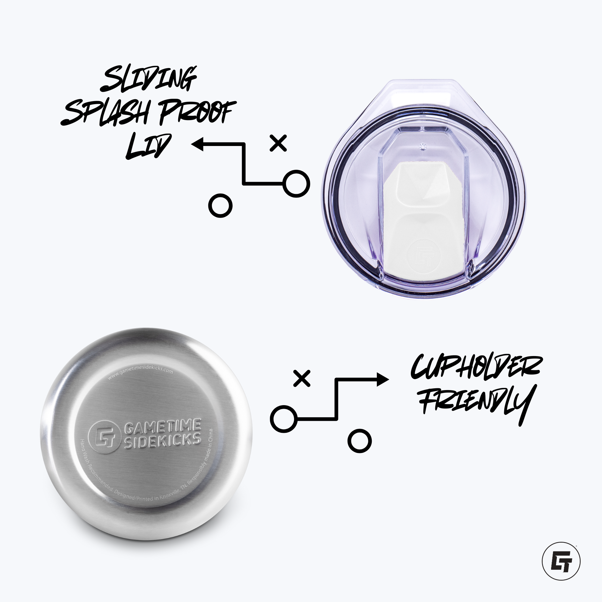 American Cornhole League 12oz Teal Stemless Tumbler