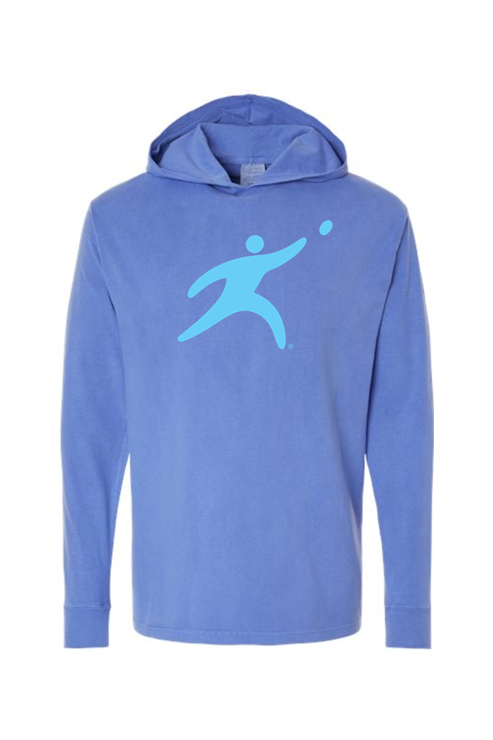 ComfortWash by Hanes Garment-Dyed Jersey Hooded Long Sleeve T-Shirt | ACL Official Apparel