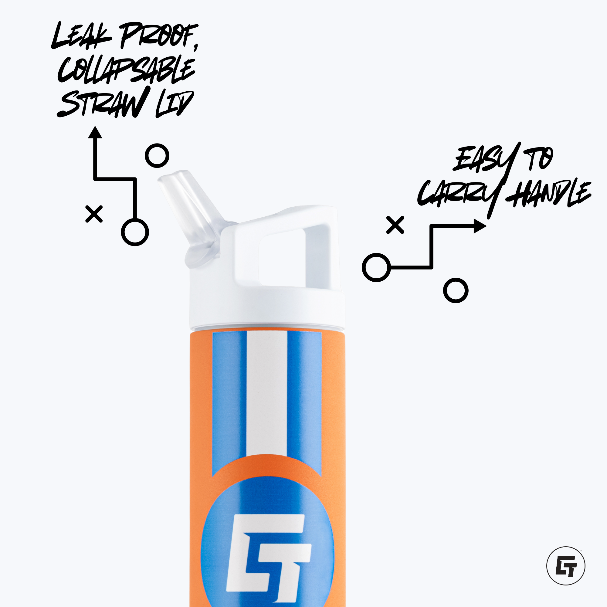 American Cornhole League - Cornhole Board 16oz Stainless Steel Youth Bottle