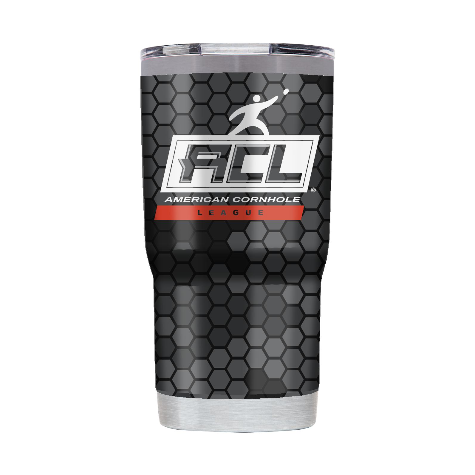 American Cornhole League "Hex" Full Wrap 20oz Stainless Steel Tumbler