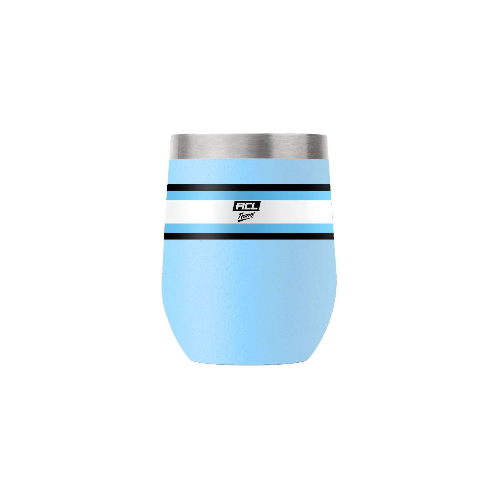 Chicagoland Spinners 12oz Light Blue Stemless Tumbler