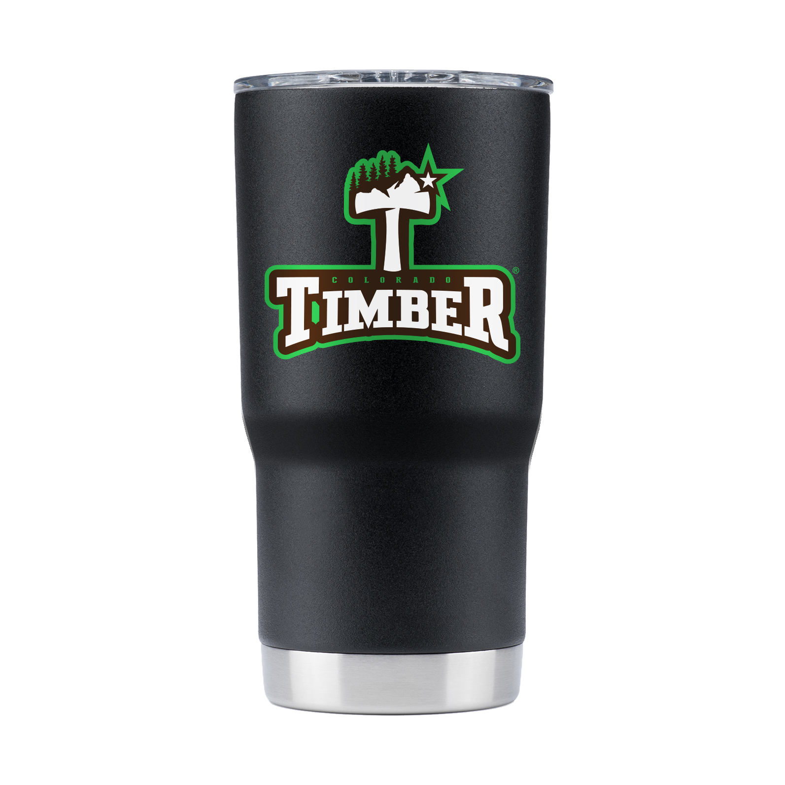 Colorado Timber 20oz Black Tumbler