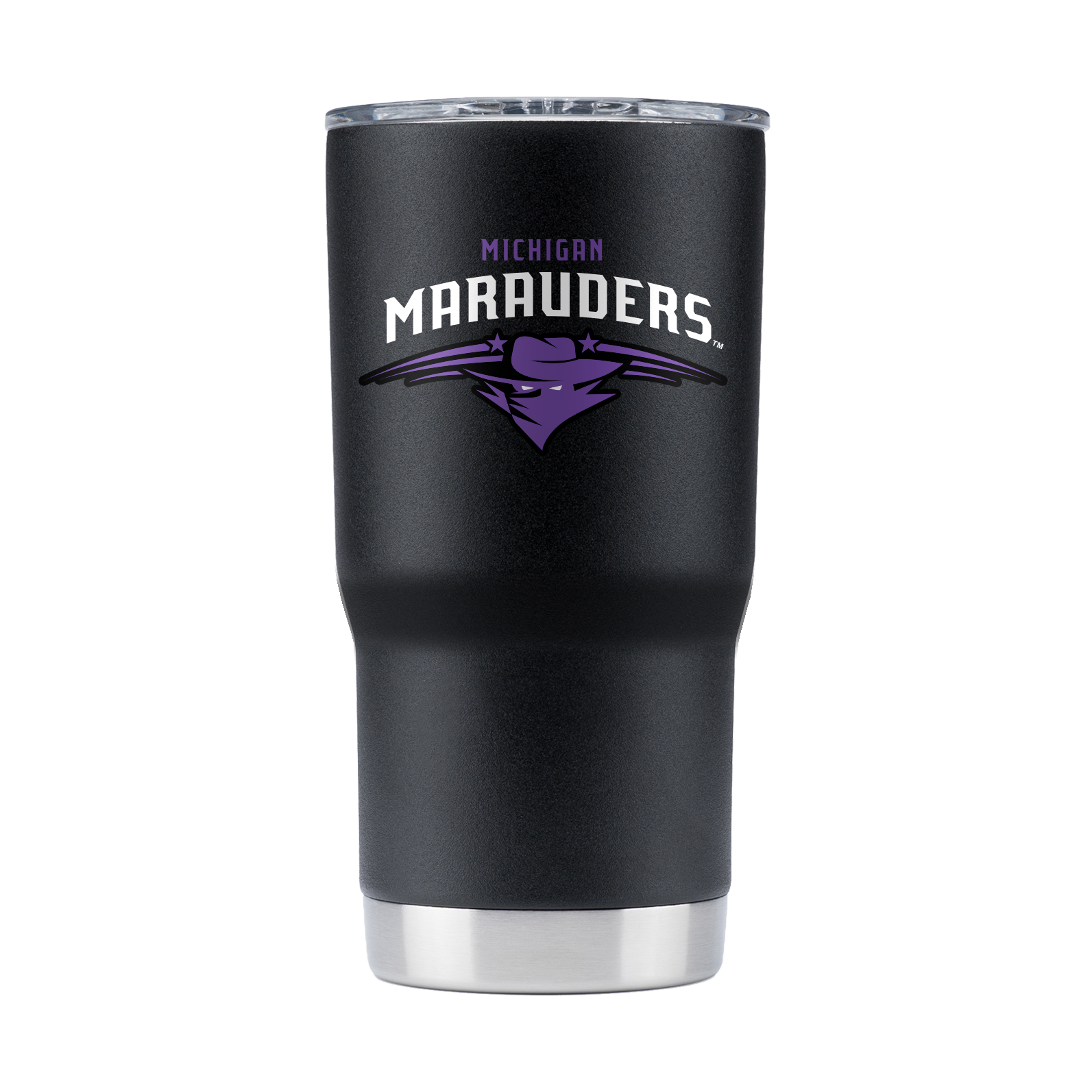 Michigan Marauders 20oz Black Tumbler