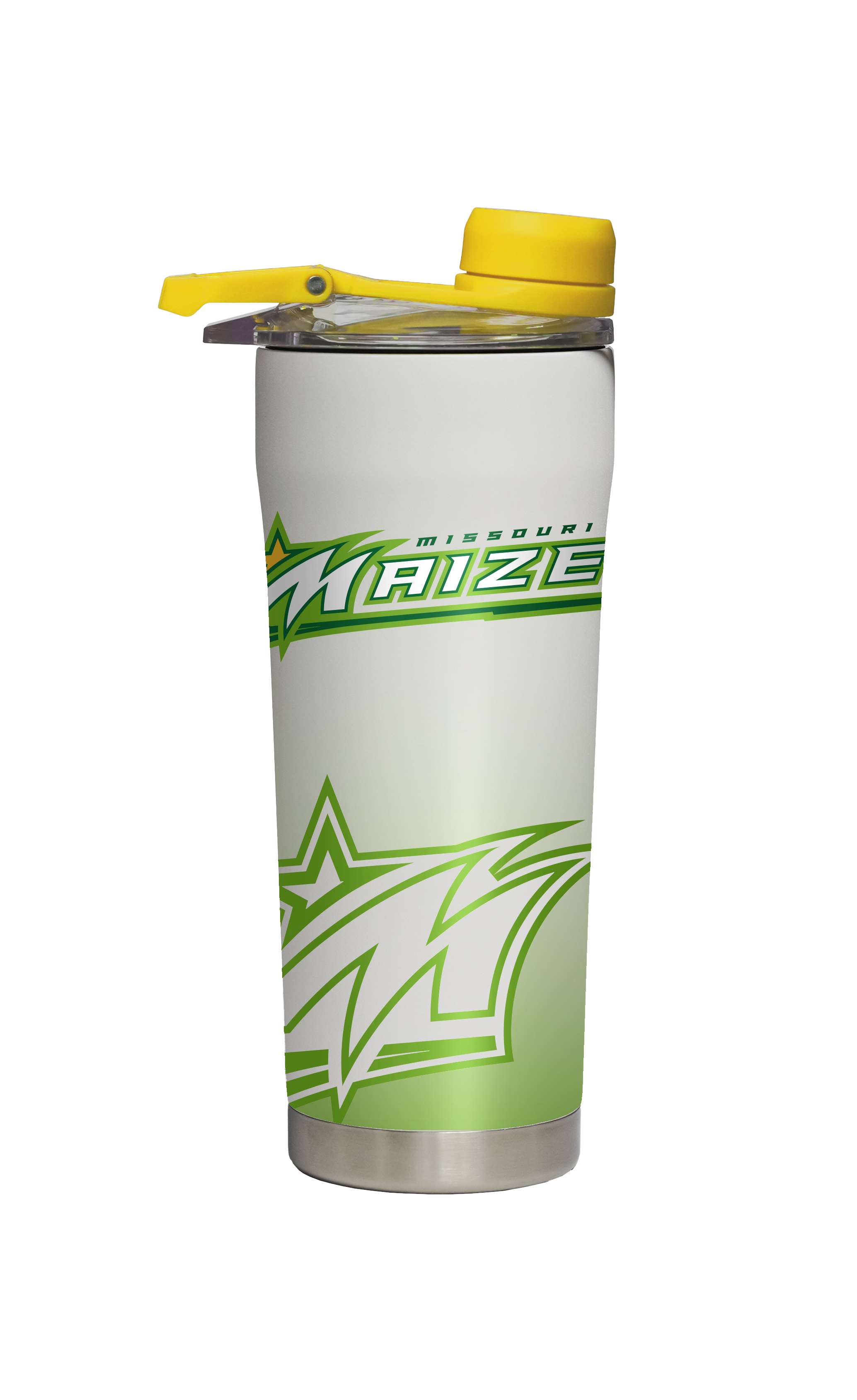 Missouri Maize White Shaker Bottle