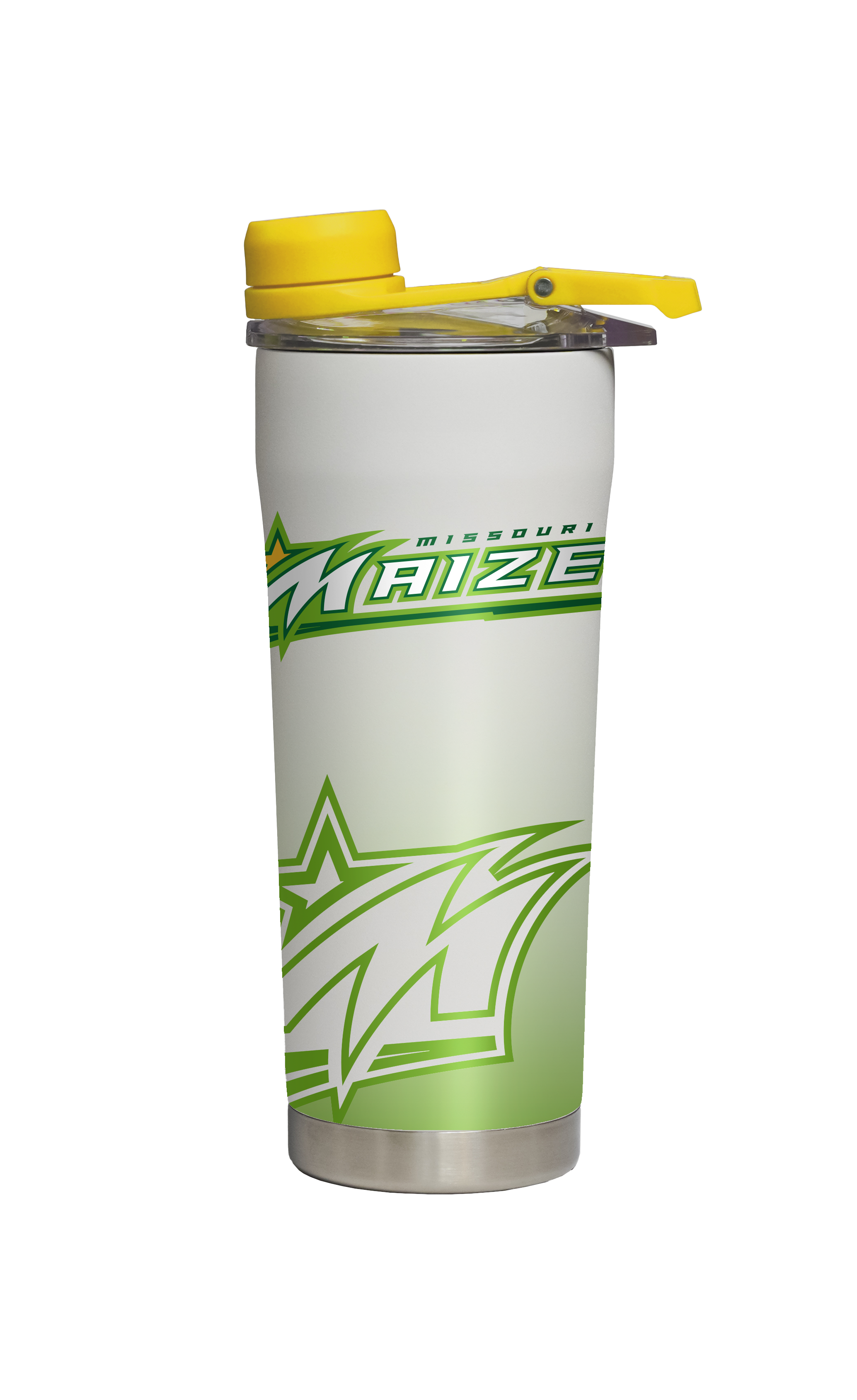 Missouri Maize White Shaker Bottle