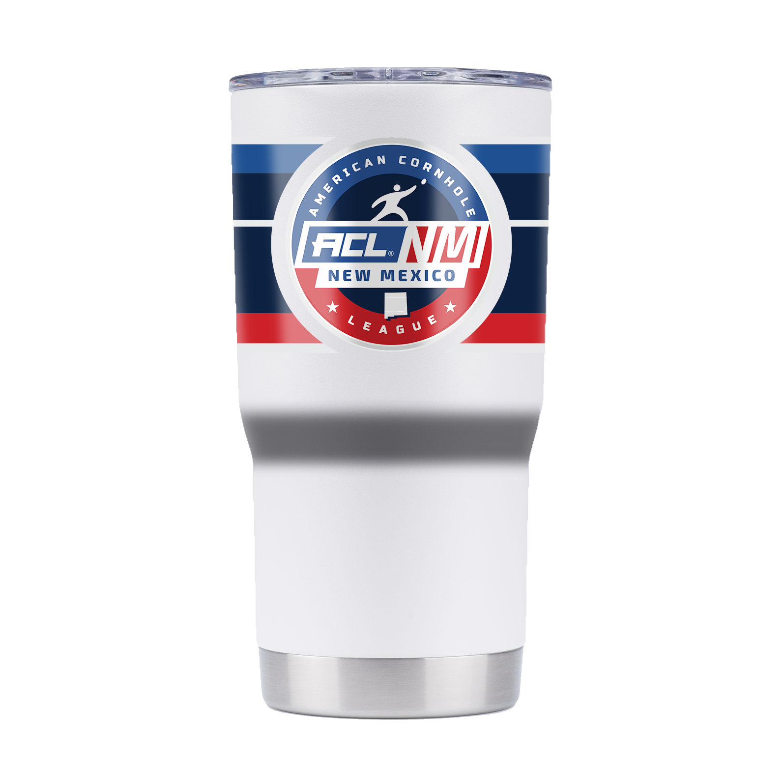 American Cornhole League "ACL New Mexico" 20oz White Tumbler