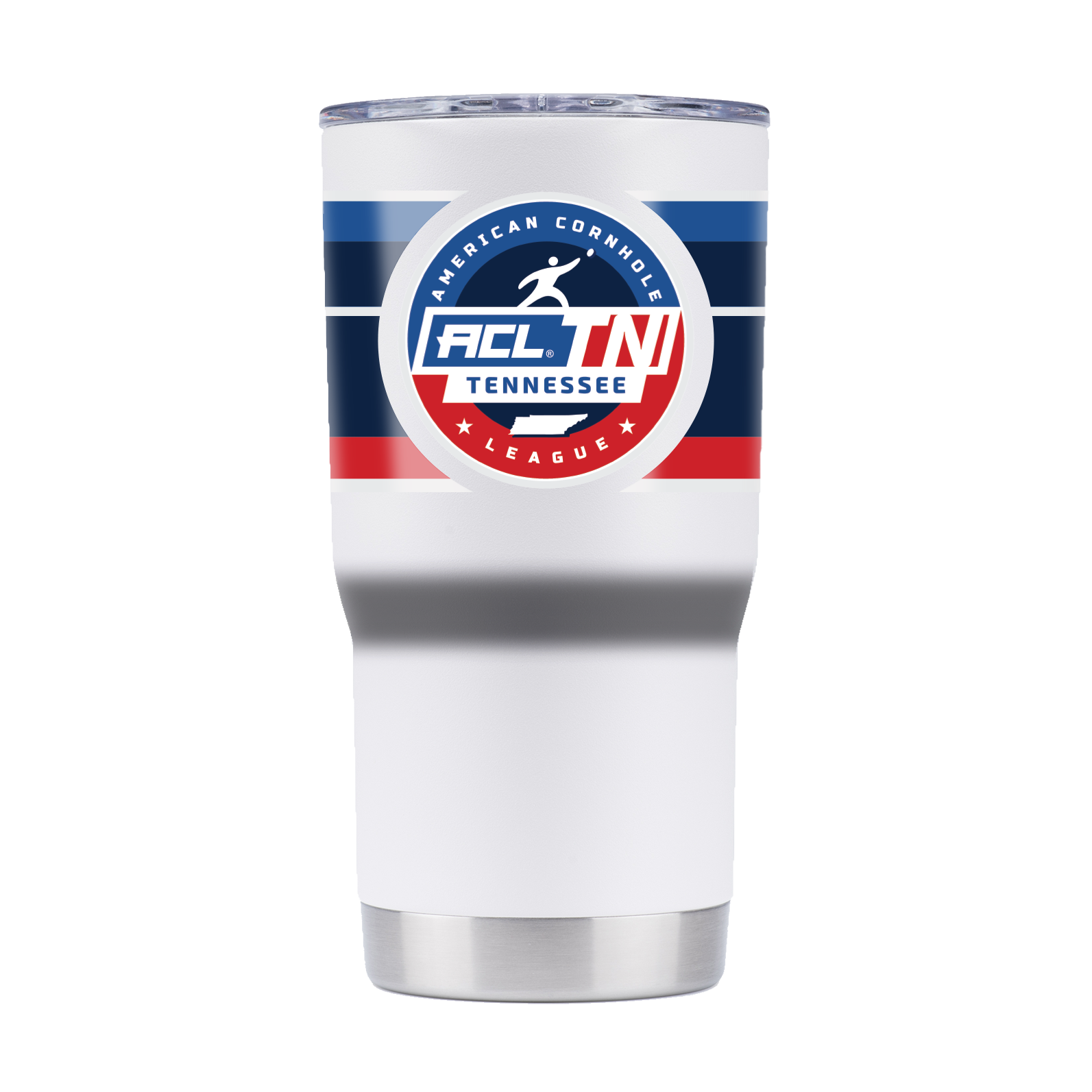 American Cornhole League "ACL Tennessee" 20oz White Tumbler
