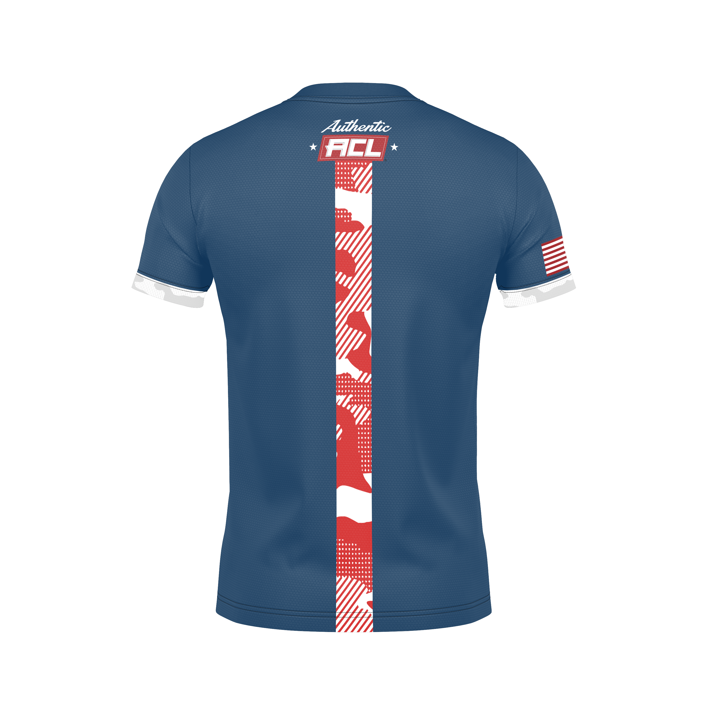"AUTHENTIC" ACL/CADDYSACK "CAMO" JERSEY- RED/WHITE/BLUE