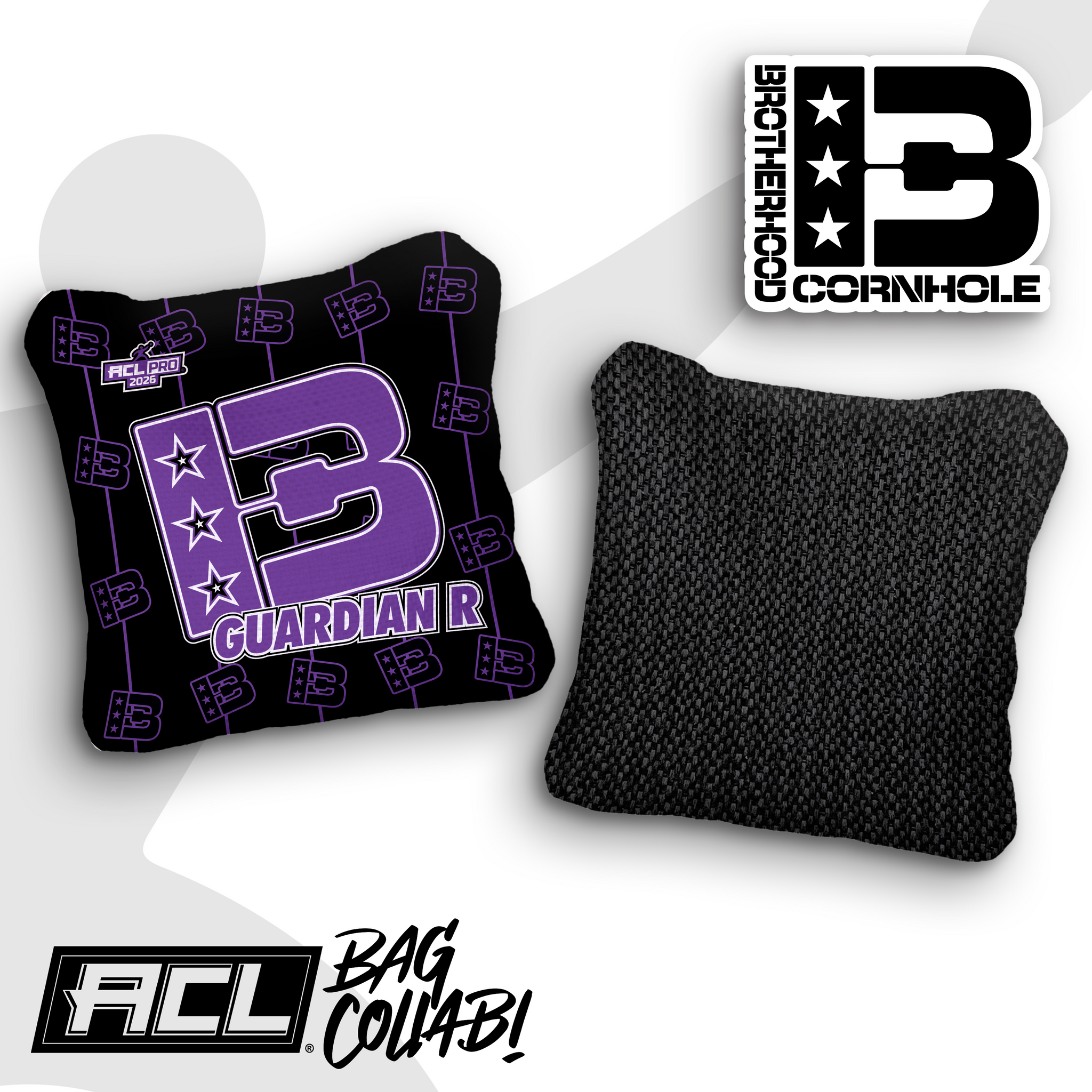 2026 Brotherhood Cornhole Guardian TV Approved ACL Pro Stamped