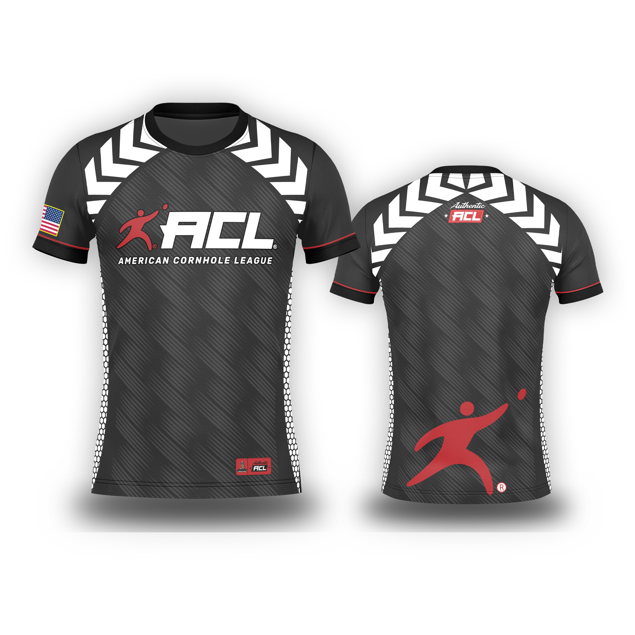 "AUTHENTIC" ACL- ARROW BLACKOUT JERSEY