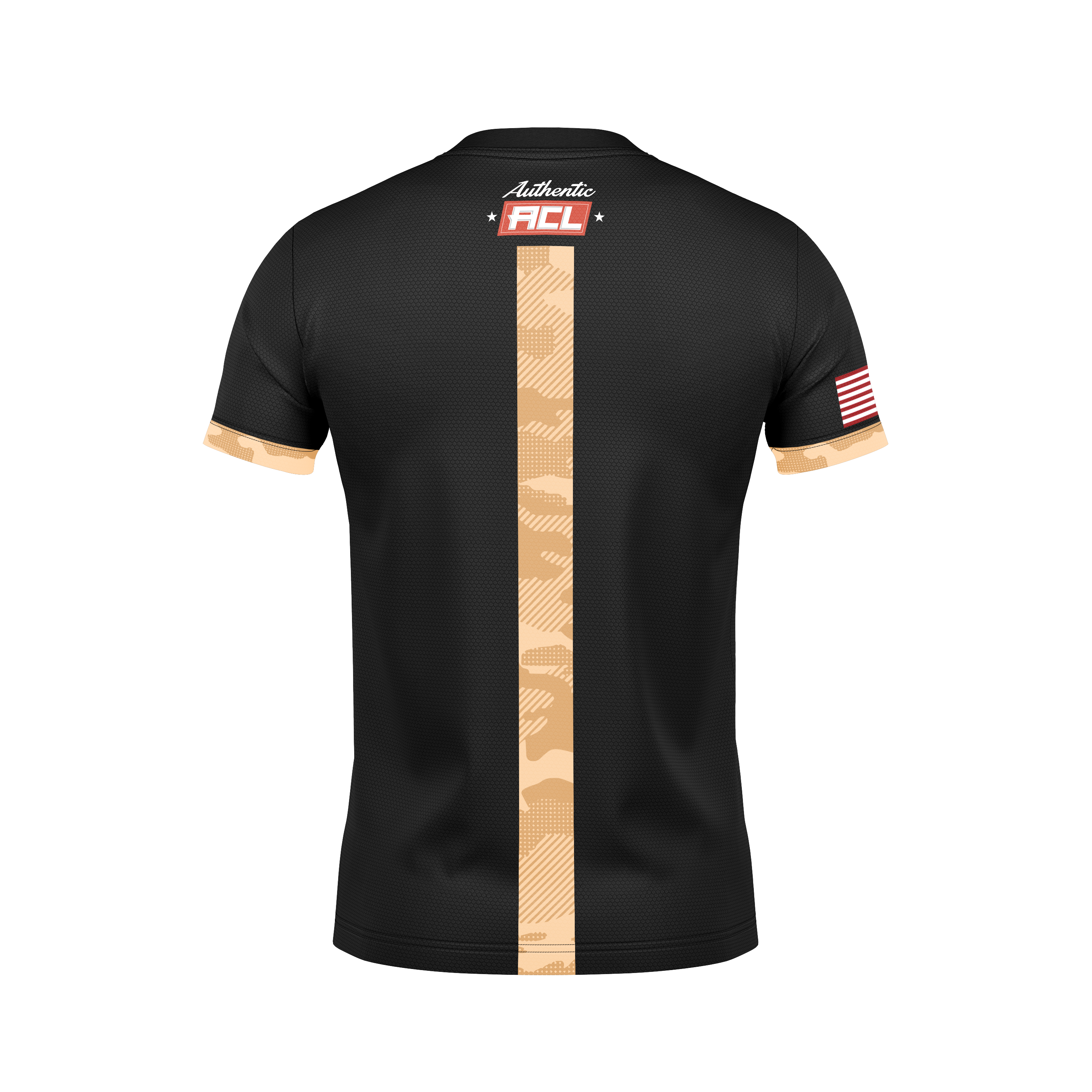 "AUTHENTIC" ACL/CADDYSACK "CAMO" JERSEY- DESERT