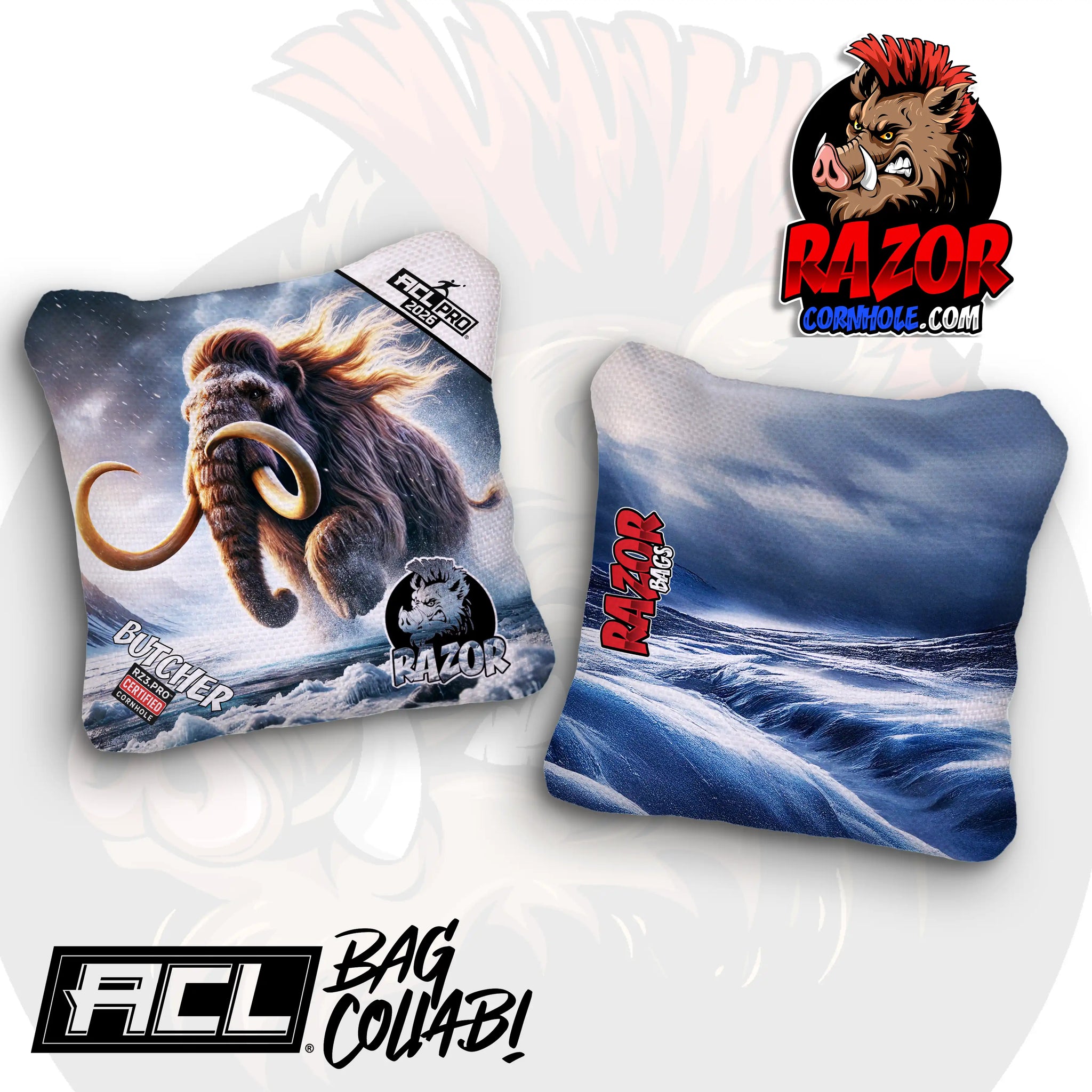 Butcher PRO | Mammoth | ACL PRO Razor Cornhole Bags | American Butcher PRO | Mammoth | ACL PRO Razor Cornhole Bags | American