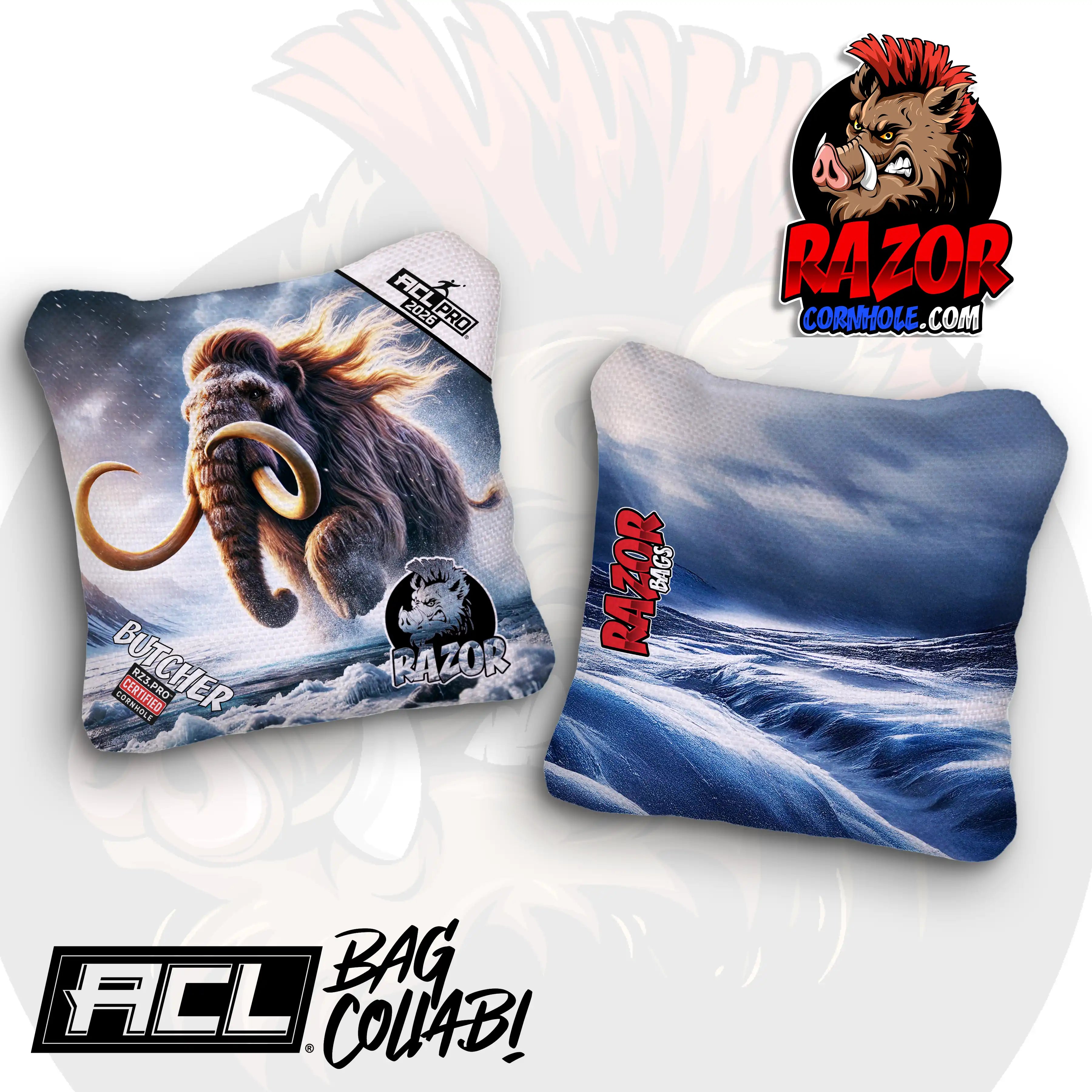 Butcher | Mammoth | ACL PRO Razor Cornhole Bags