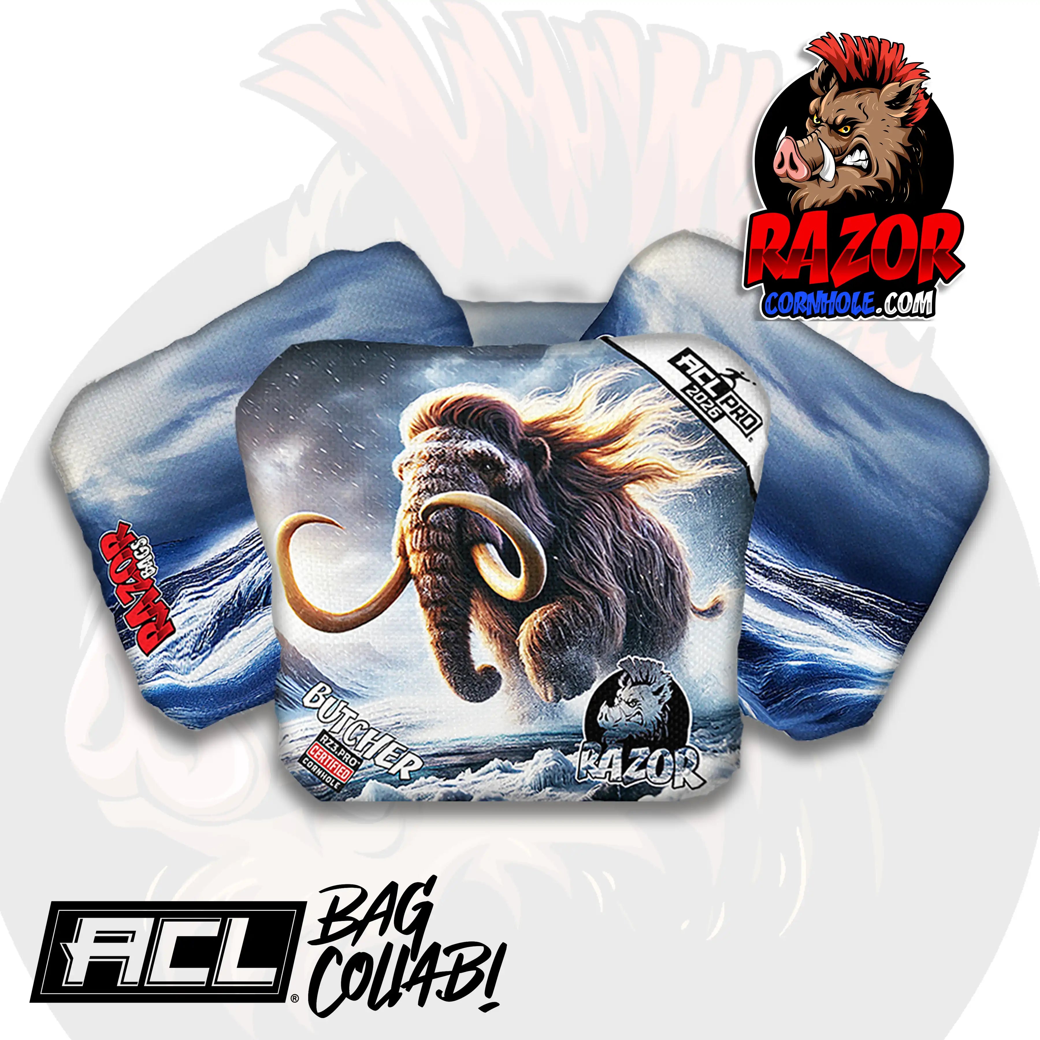 Butcher | Mammoth | ACL PRO Razor Cornhole Bags