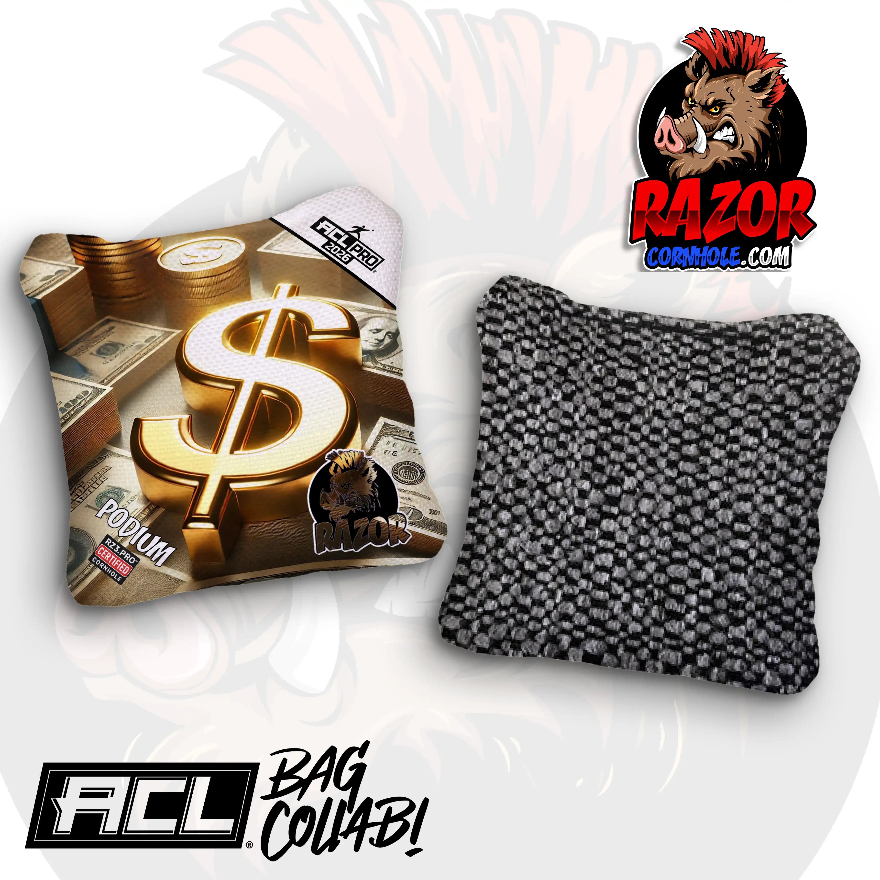 Podium | Money Bags | ACL PRO Razor Cornhole Bags