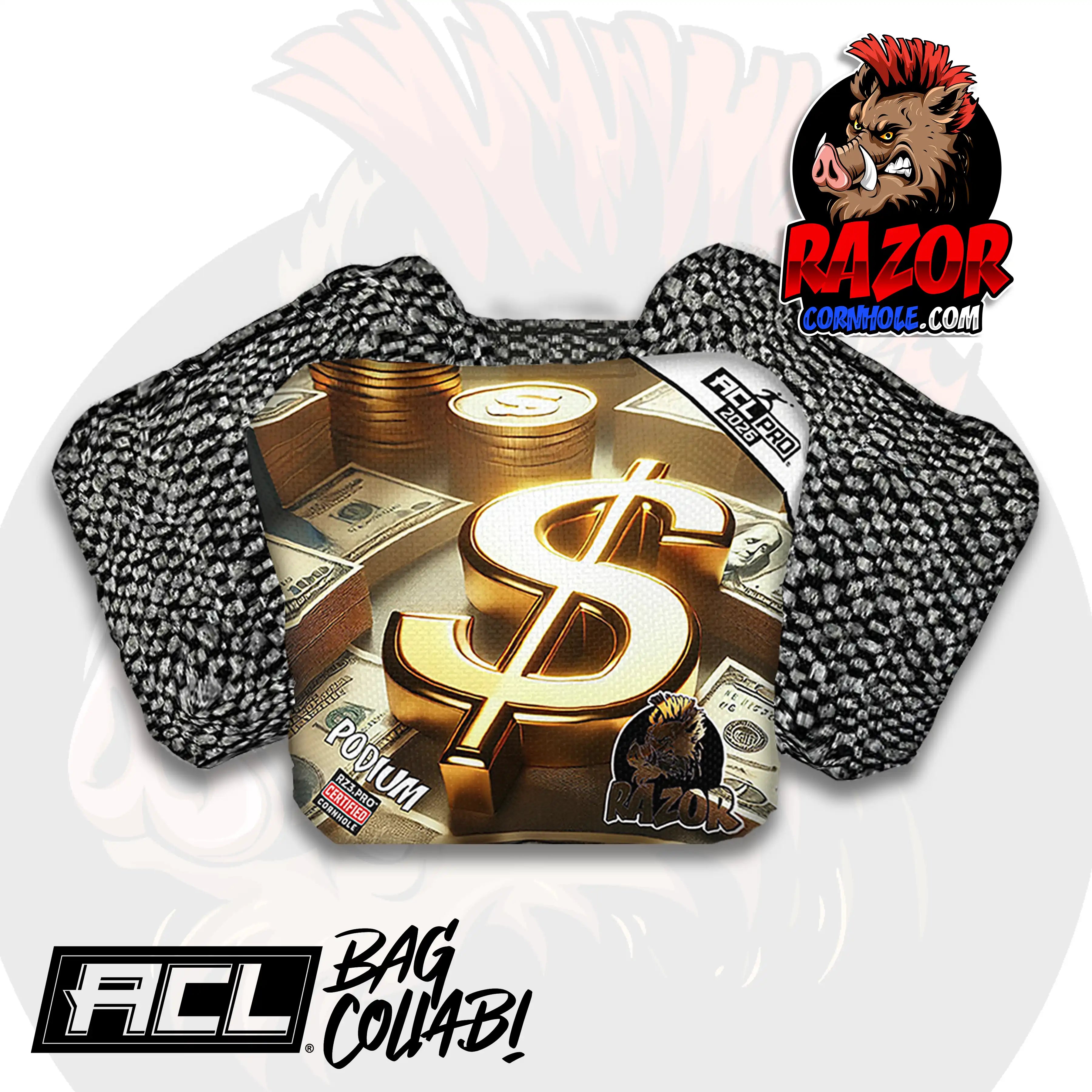 Podium | Money Bags | ACL PRO Razor Cornhole Bags