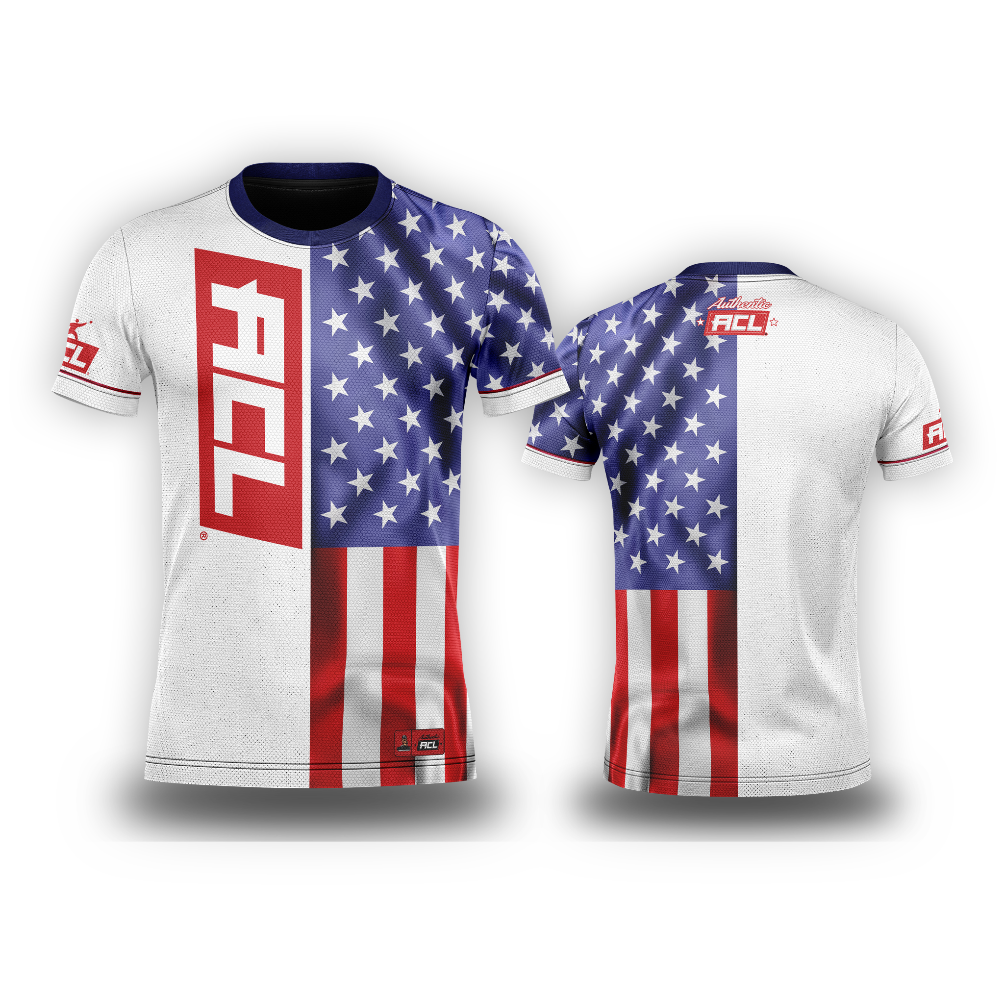 "AUTHENTIC" ACL "AMERICAN FLAG" JERSEY