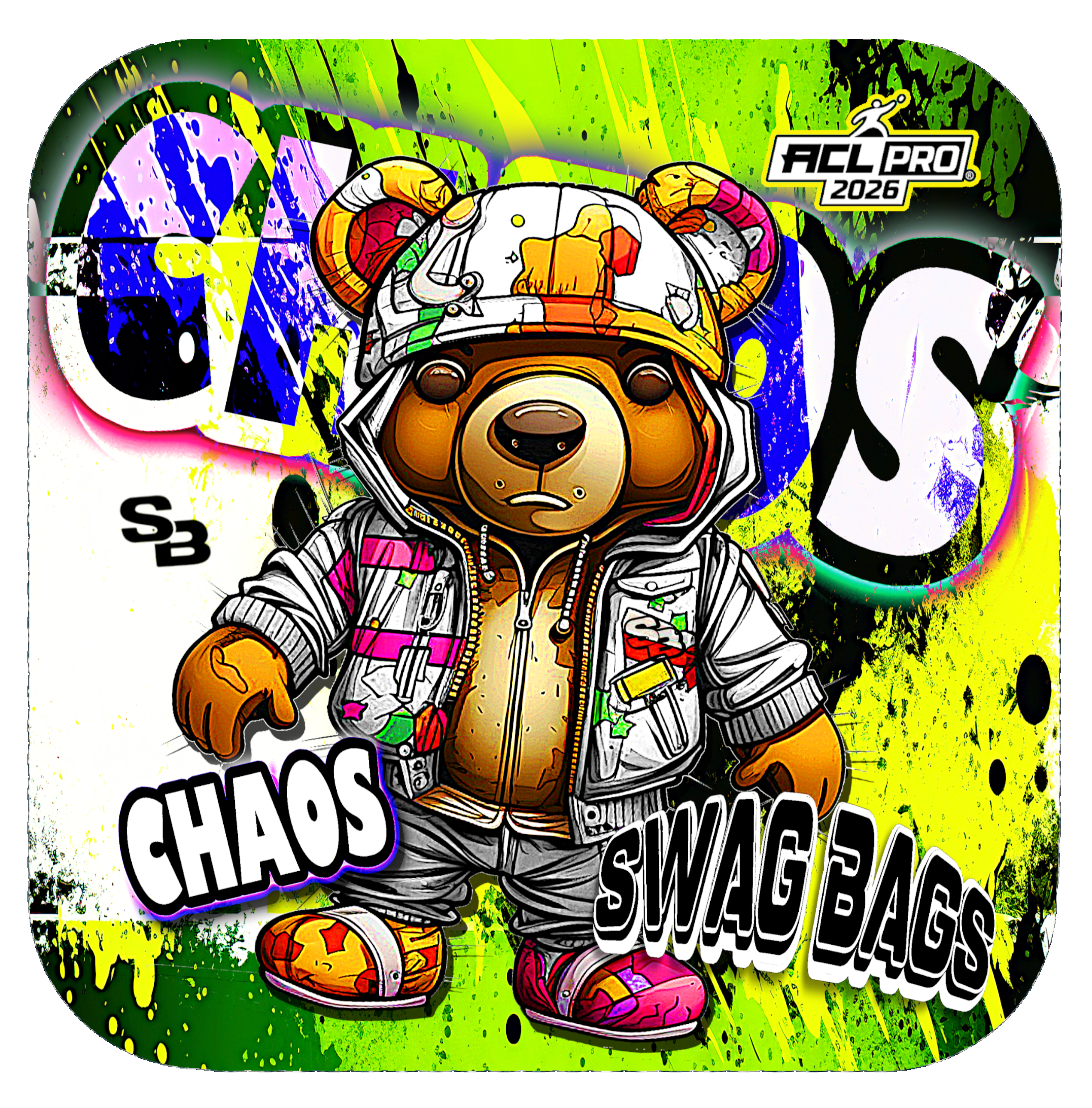 Chaos Series - Swag Bags - "Swaggy Bear"
