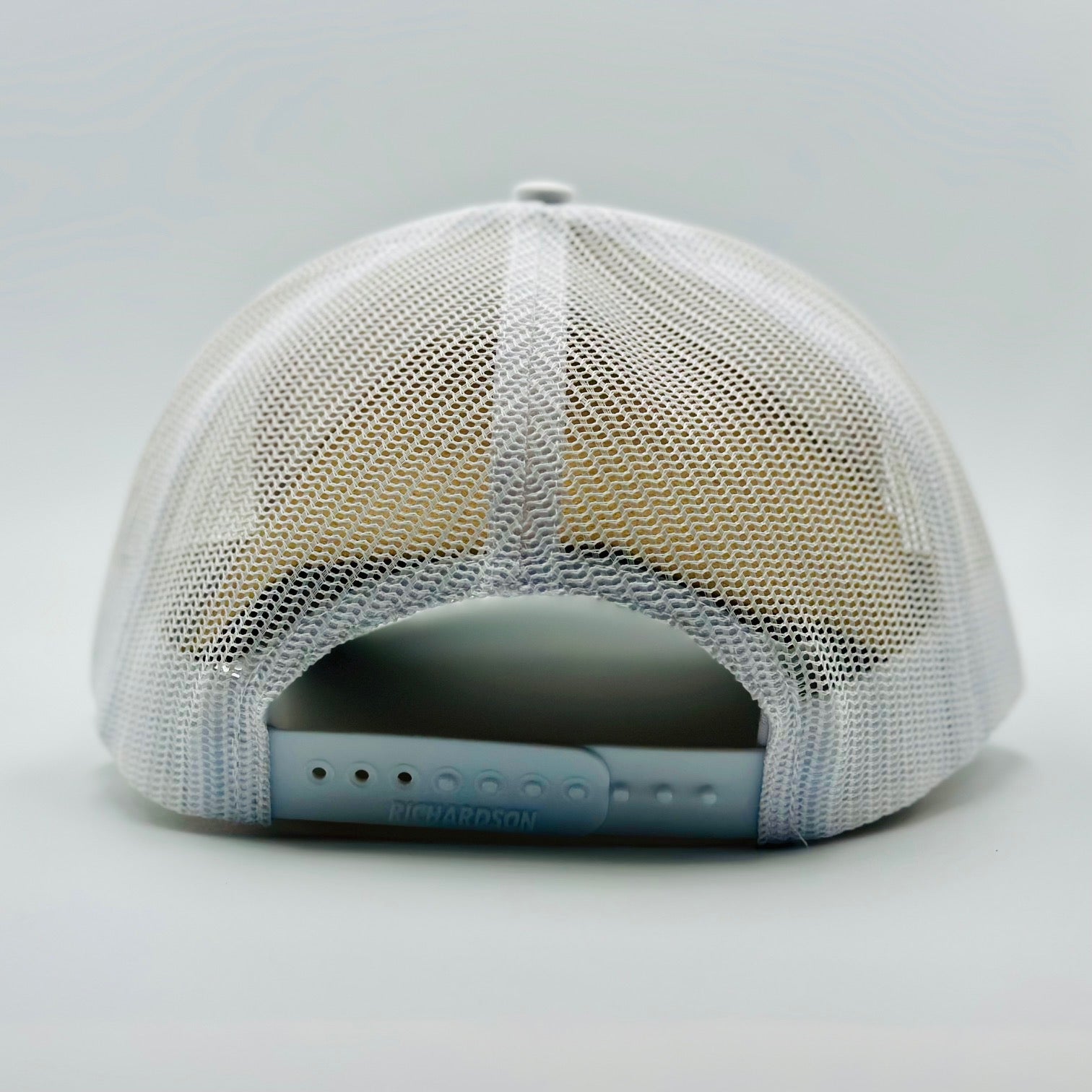 White Hat With Stitched Patch