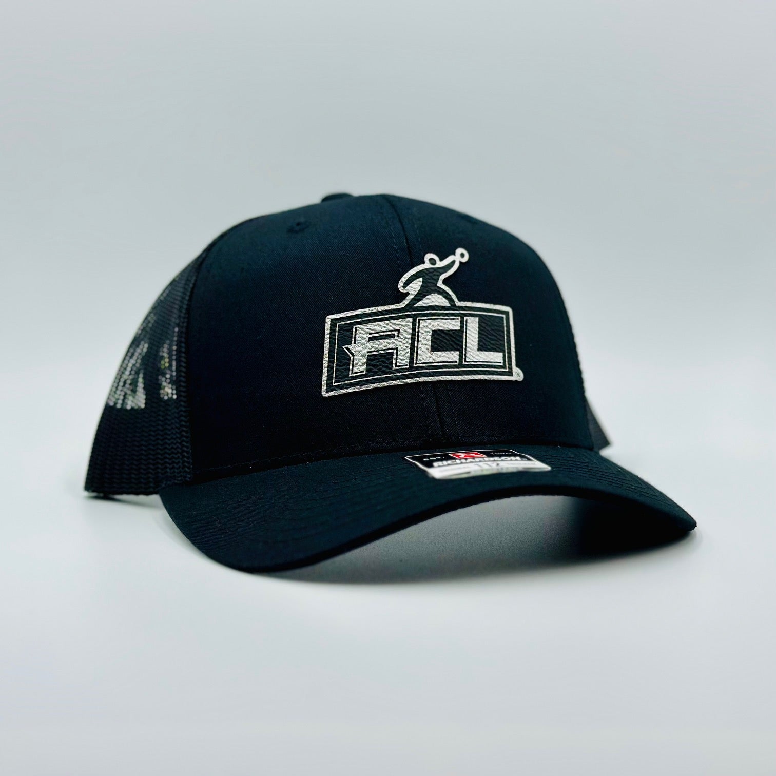 Black Hat With Sliver Patch