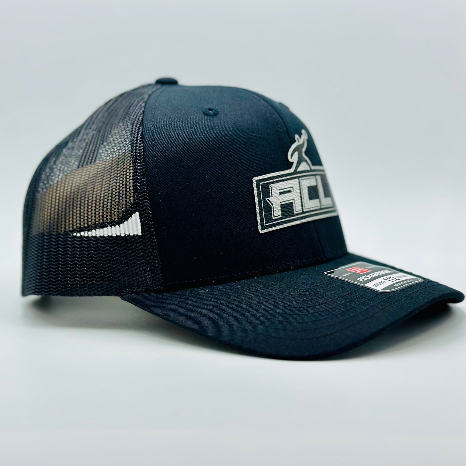 Black Hat With Sliver Patch