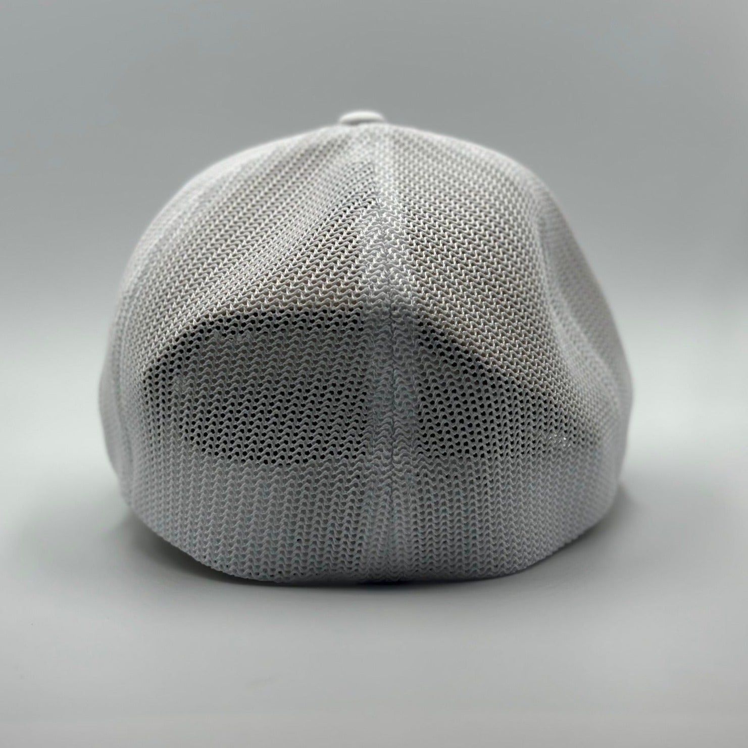 White Flex Hat With Stitched Patch