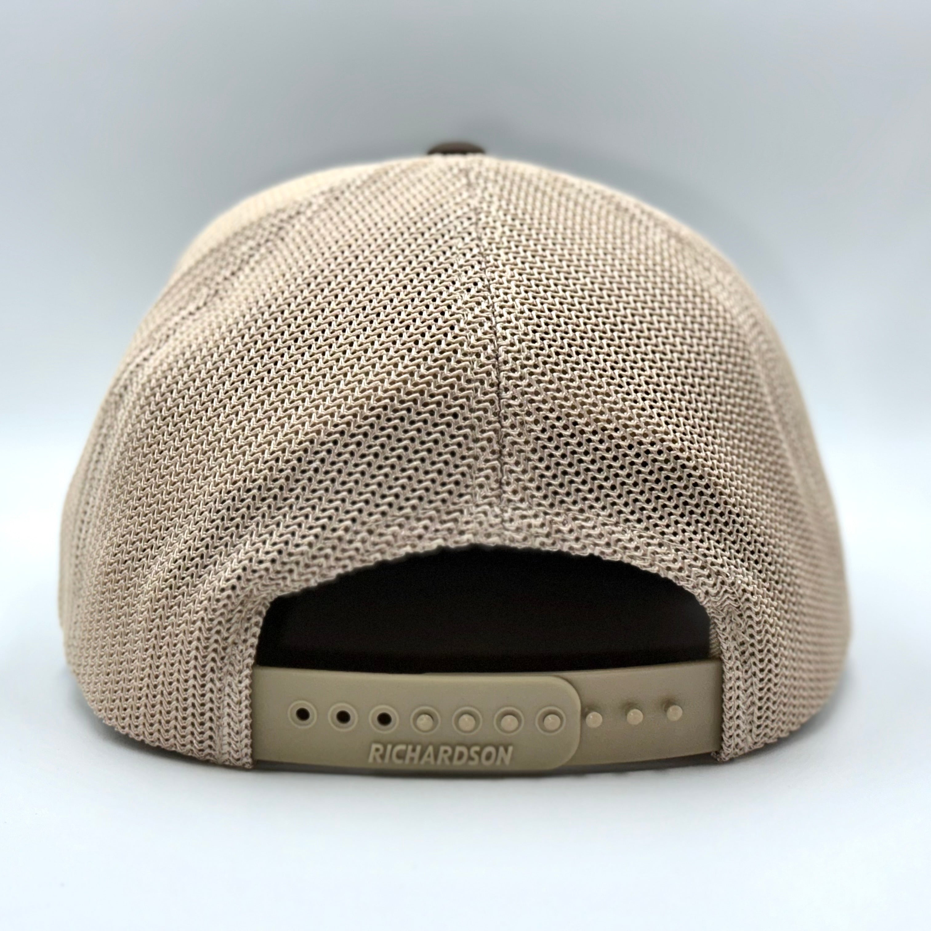 Brown Hat With Leather Patch