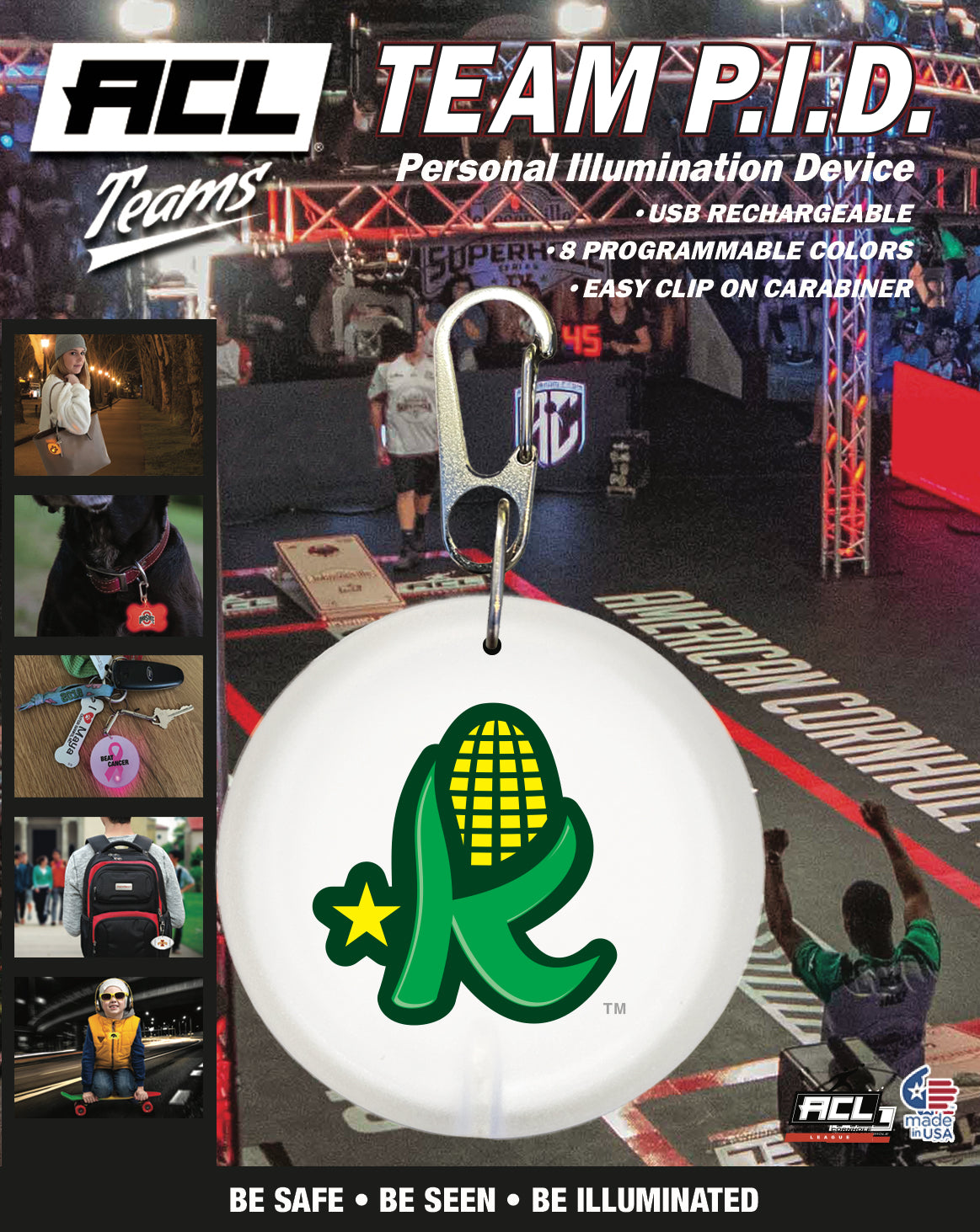 Kentucky Kernels - Personal Illumination Device Round Shape (PID)