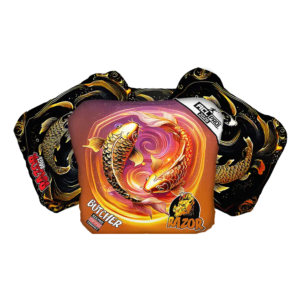 Butcher PRO | Lucky Fish | ACL PRO Razor Cornhole Bags