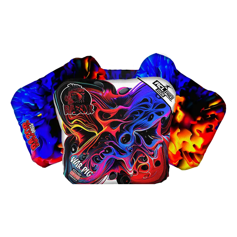War Pig | Melted | ACL PRO Razor Cornhole Bags