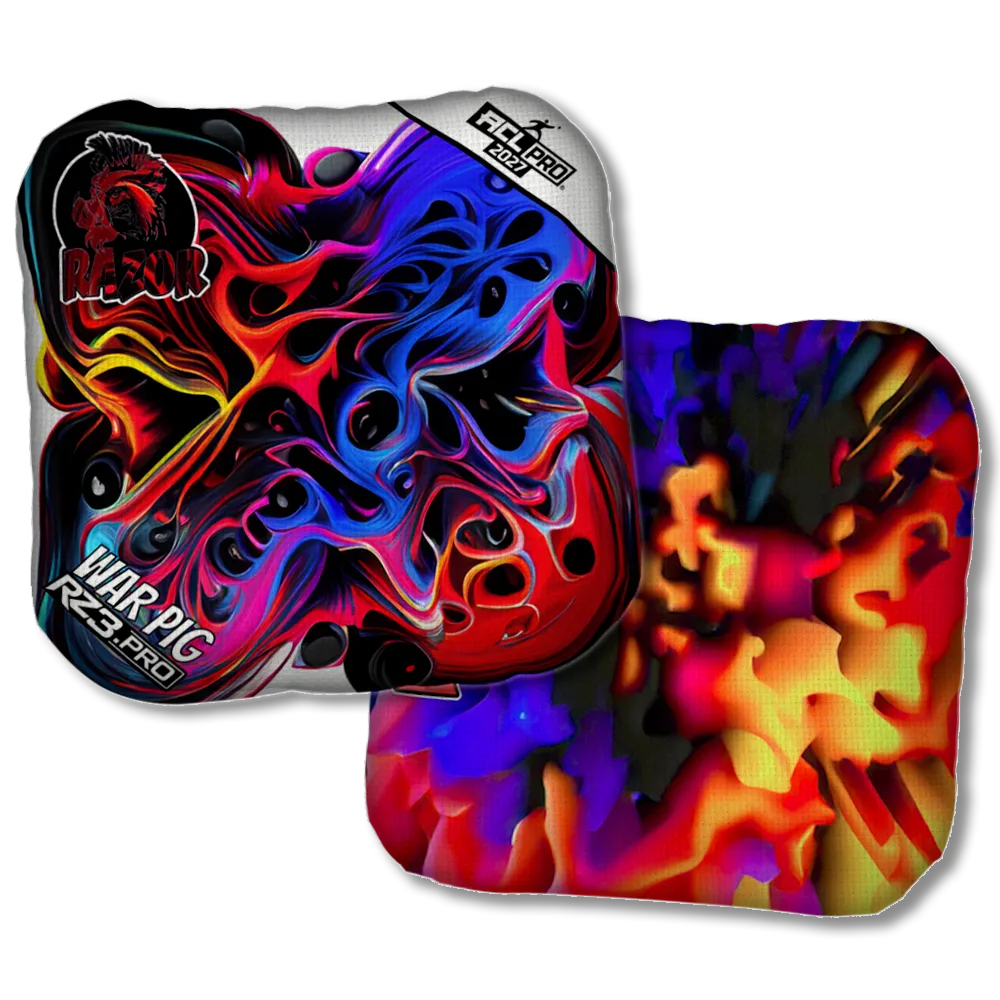 War Pig PRO | Melted | ACL PRO Razor Cornhole Bags