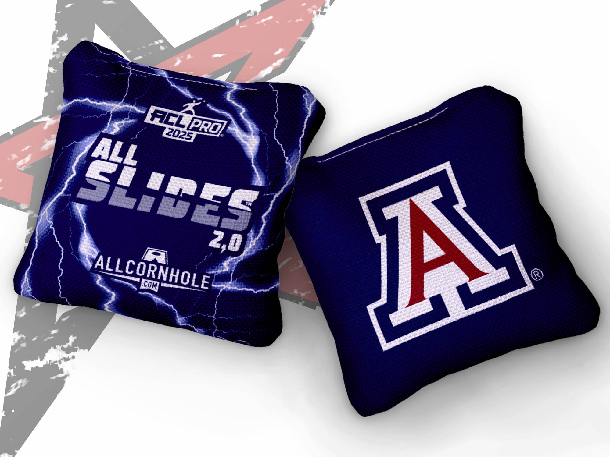 Officially Licensed Collegiate Cornhole Bags - AllCornhole All Slide 2.0 - Set of 4 - University of Arizona