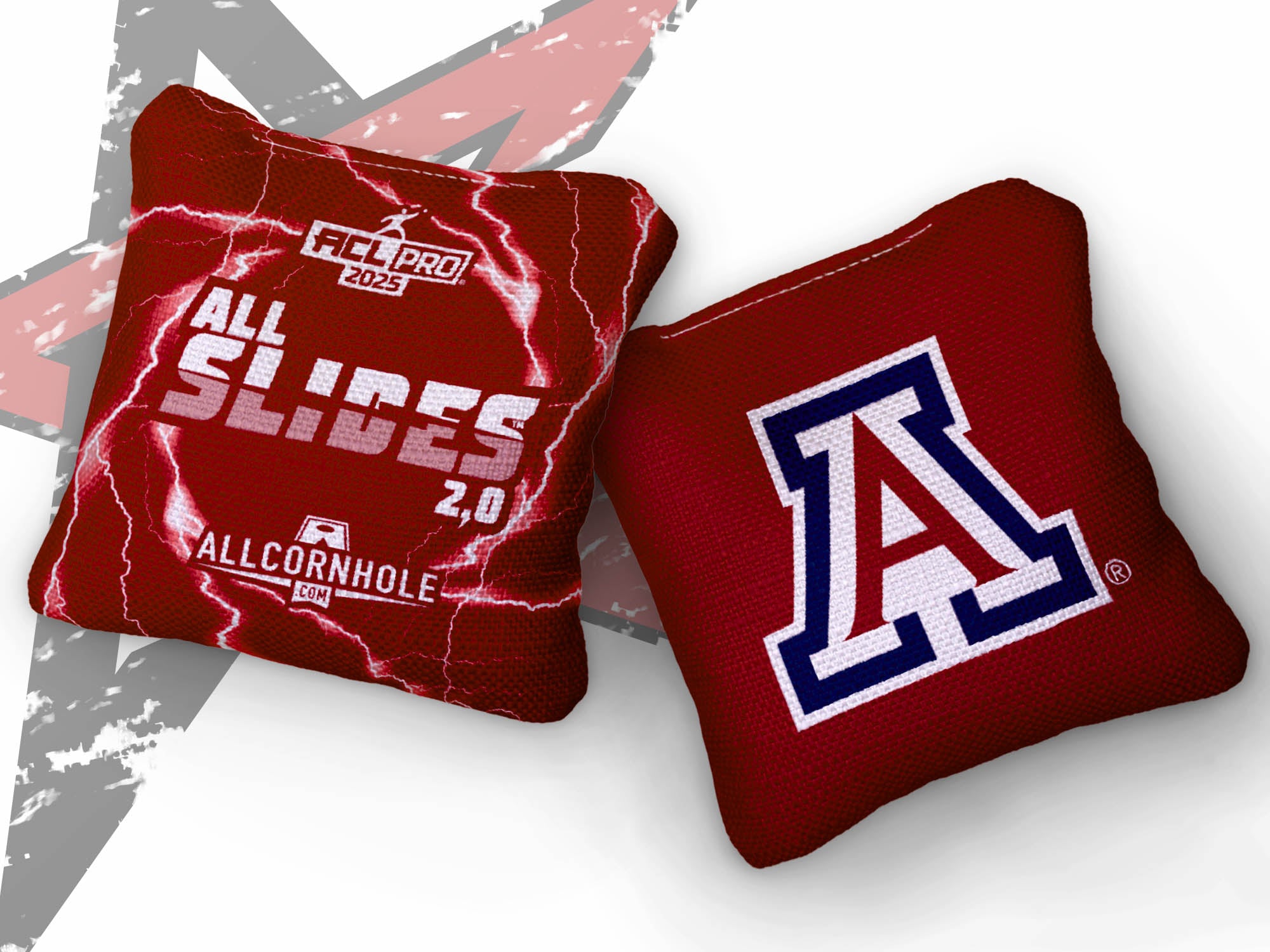 Officially Licensed Collegiate Cornhole Bags - AllCornhole All Slide 2.0 - Set of 4 - University of Arizona