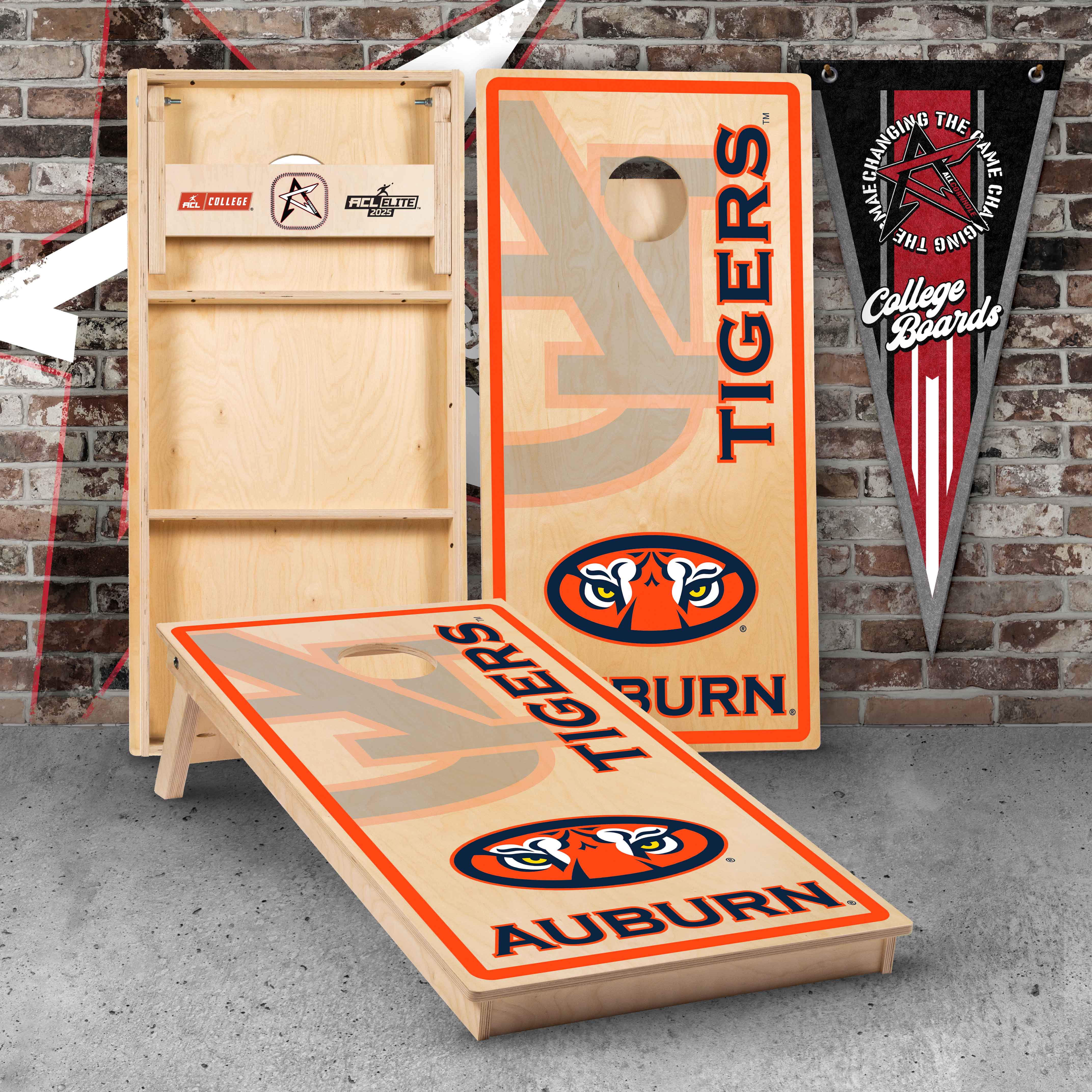 Officially Licensed Collegiate Cornhole Boards - Auburn University