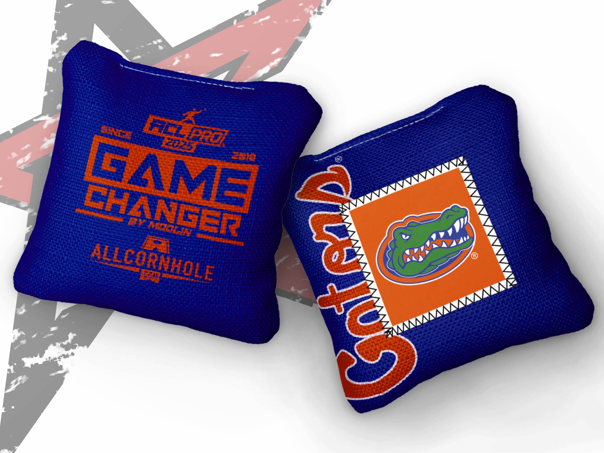 Officially Licensed Collegiate Cornhole Bags - AllCornhole Game Changers - Set of 4 - University of Florida