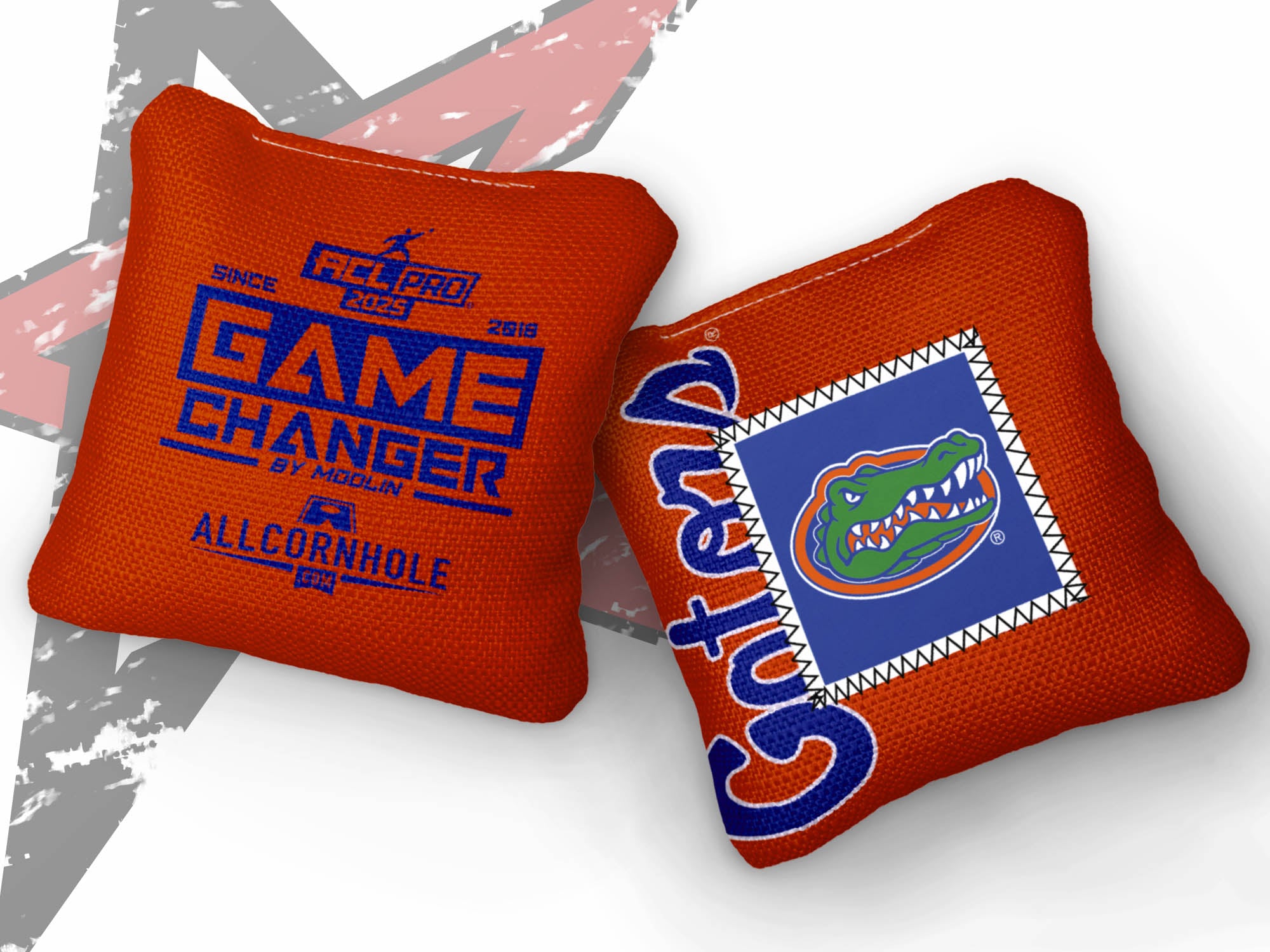 Officially Licensed Collegiate Cornhole Bags - AllCornhole Game Changers - Set of 4 - University of Florida