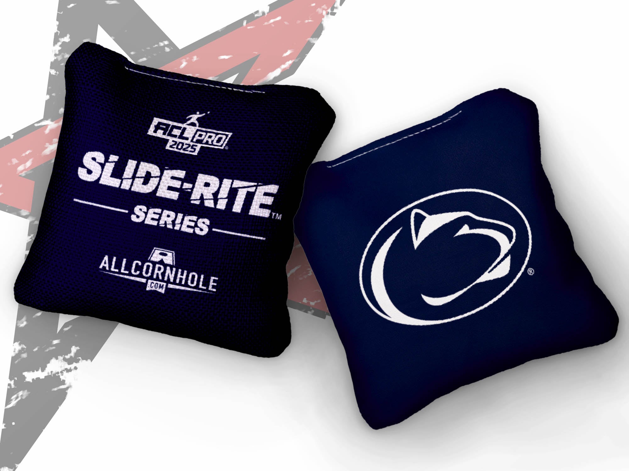 Officially Licensed Collegiate Cornhole Bags - AllCornhole Slide Rite - Set of 4 - Pennsylvania State University