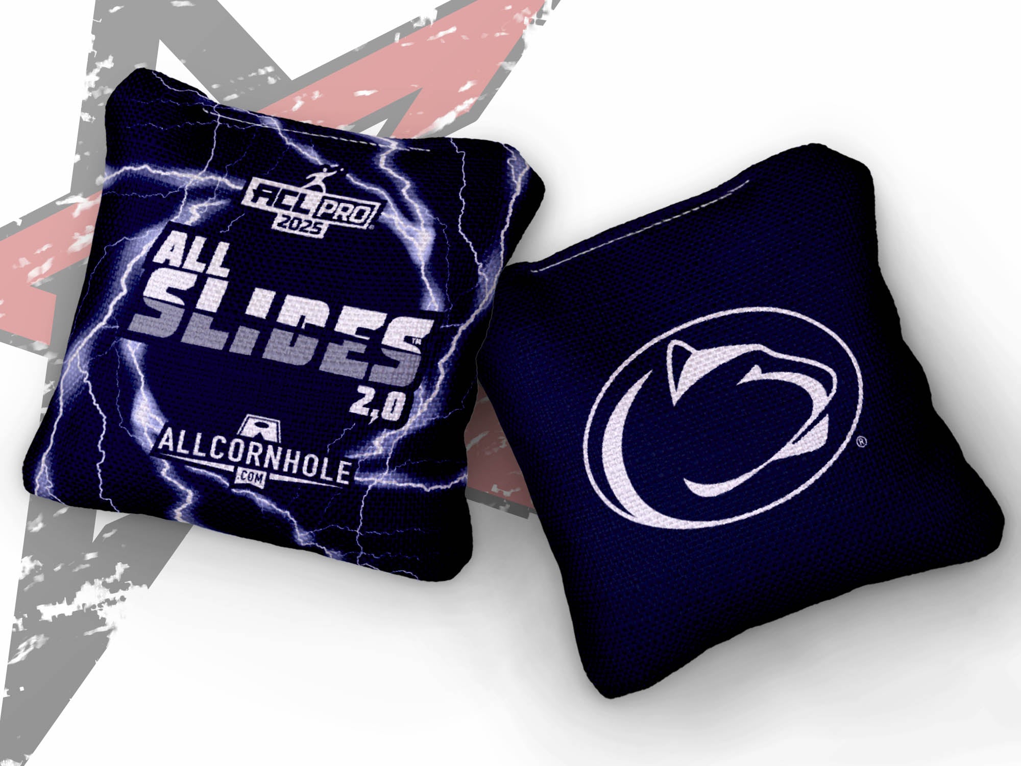 Officially Licensed Collegiate Cornhole Bags - AllCornhole All-Slide 2.0 - Set of 4 - Pennsylvania State University