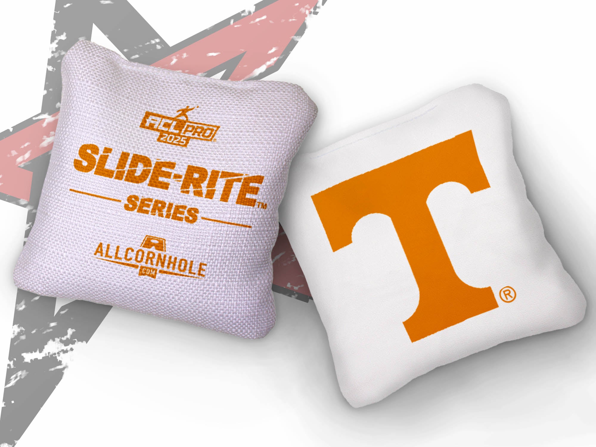 Officially Licensed Collegiate Cornhole Bags - AllCornhole Slide Rite - Set of 4 - University of Tennessee