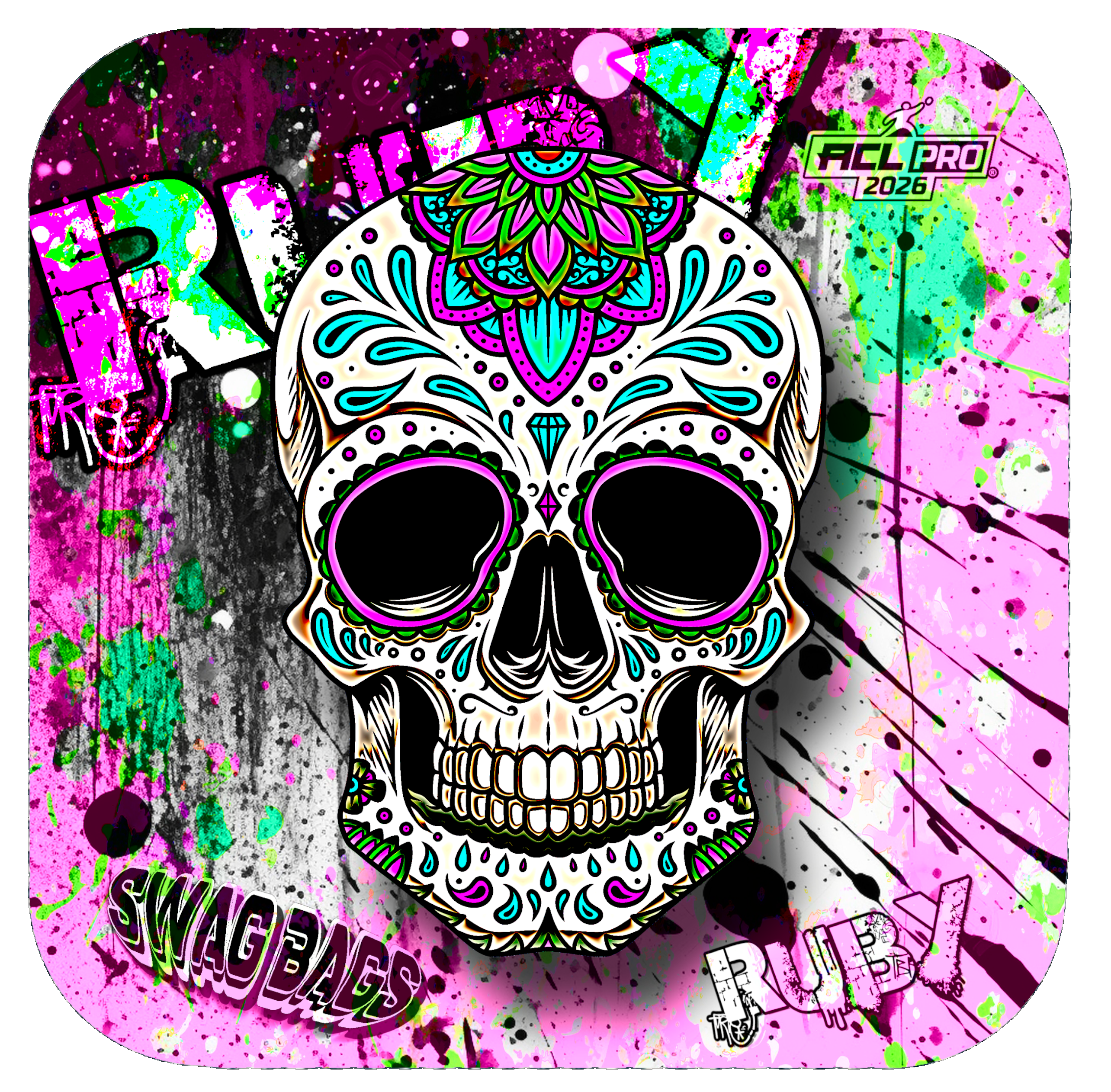 Ruby Series - Swag Bags - "Sugar Skull"