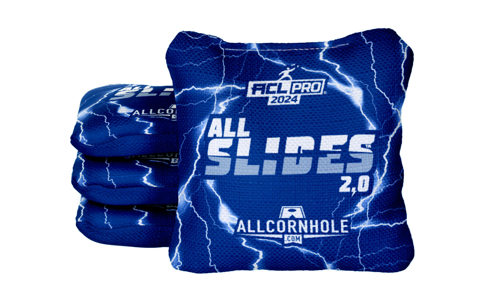 Officially Licensed Collegiate Cornhole Bags - AllCornhole All Slide 2.0 - Set of 4 - Villanova University