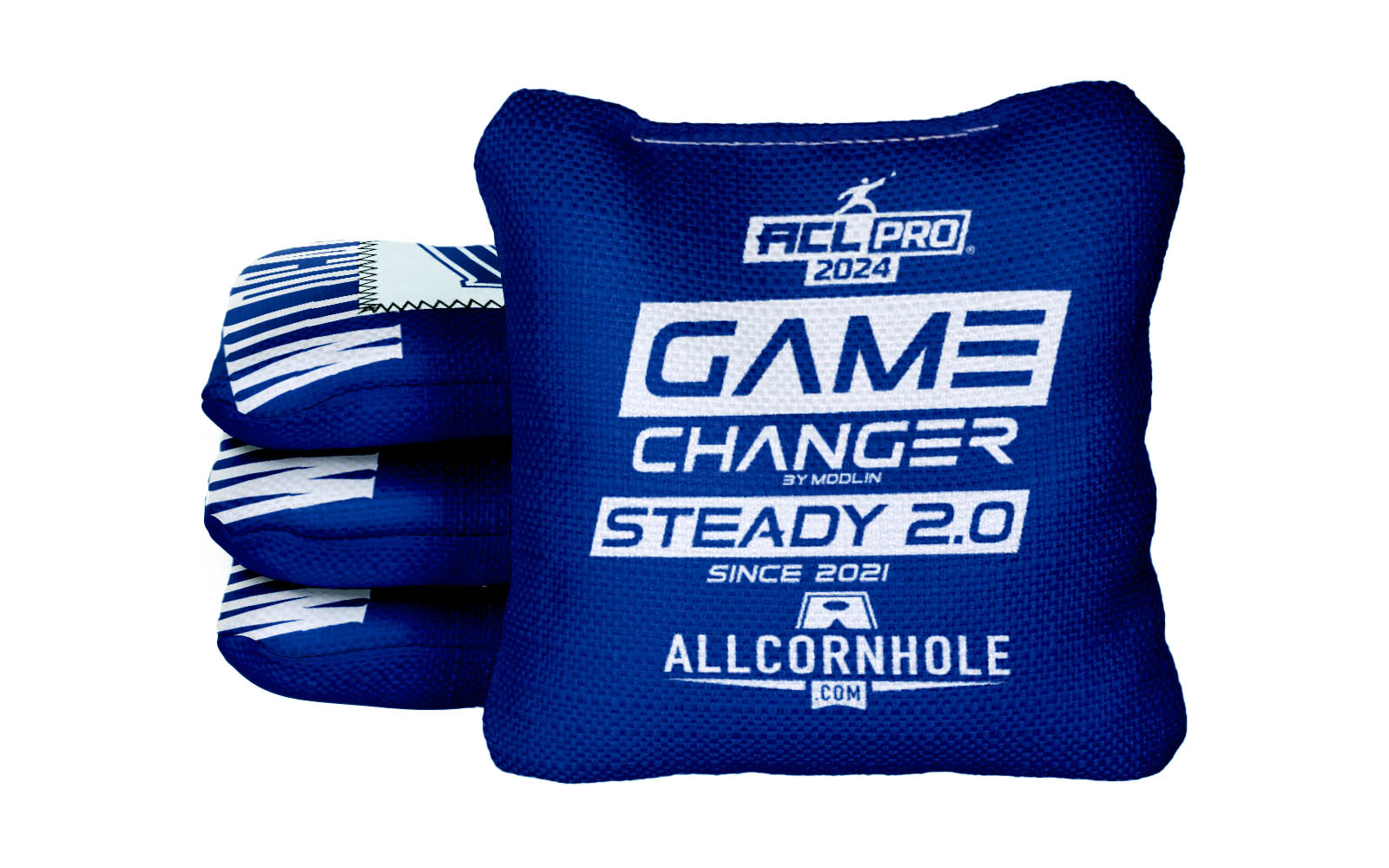 Officially Licensed Collegiate Cornhole Bags - AllCornhole Game Changers Steady 2.0 - Set of 4 - Villanova University