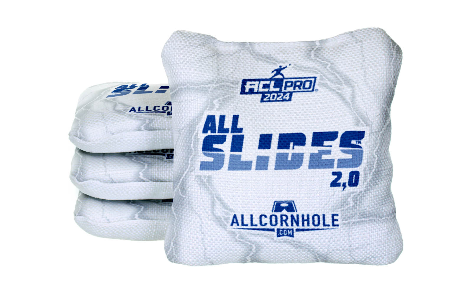 Officially Licensed Collegiate Cornhole Bags - AllCornhole All Slide 2.0 - Set of 4 - Villanova University