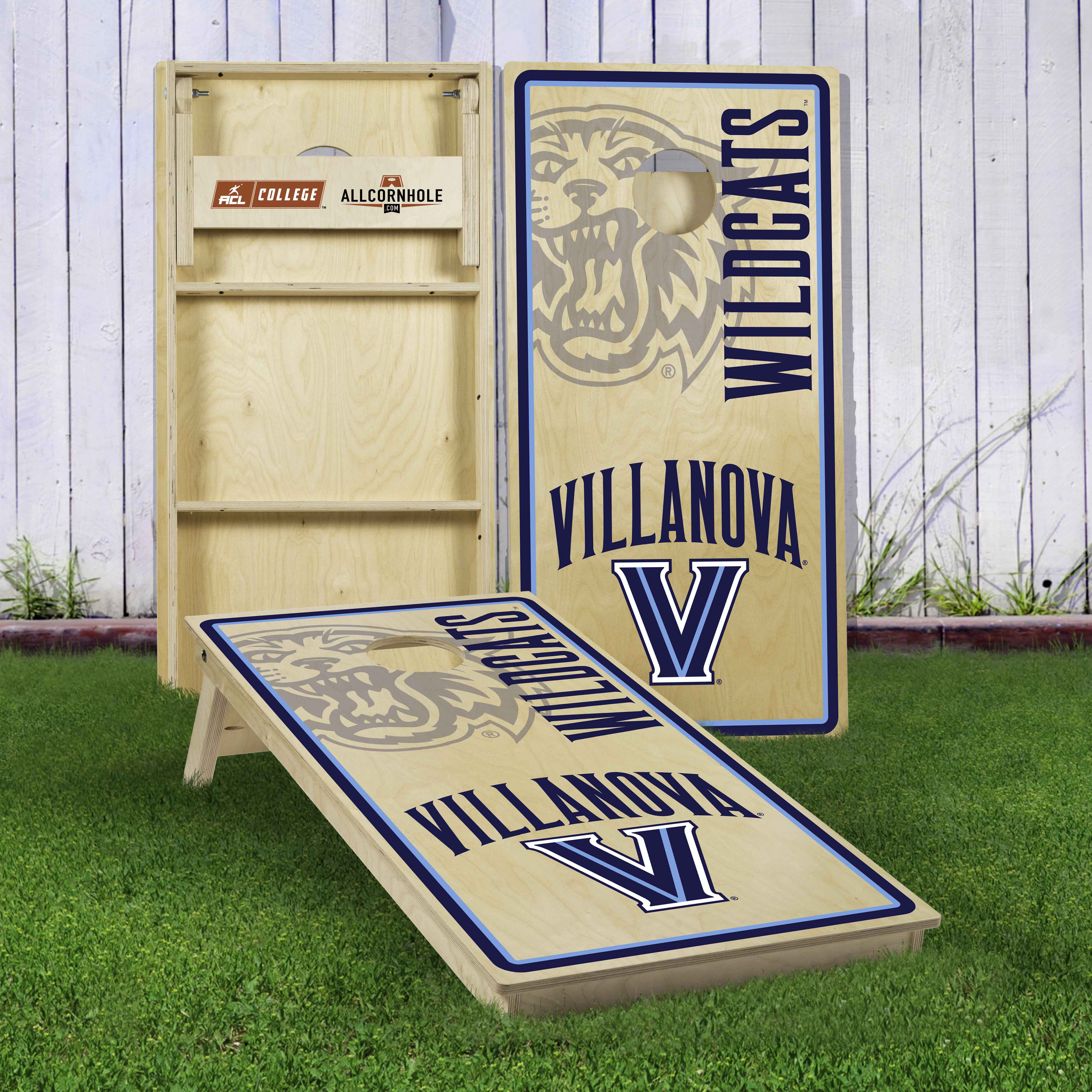 Officially Licensed Collegiate Cornhole Boards - Villanova University