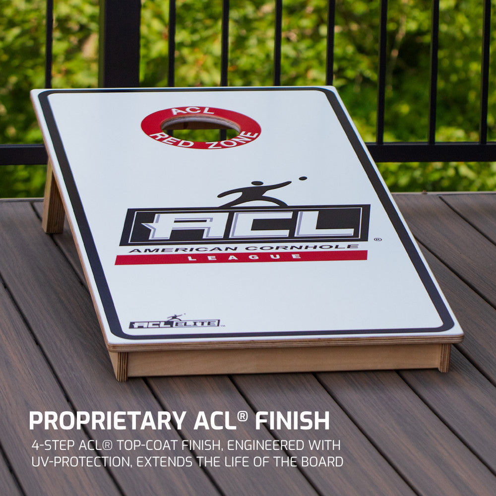 ACL Elite 2x4 White Cornhole Boards