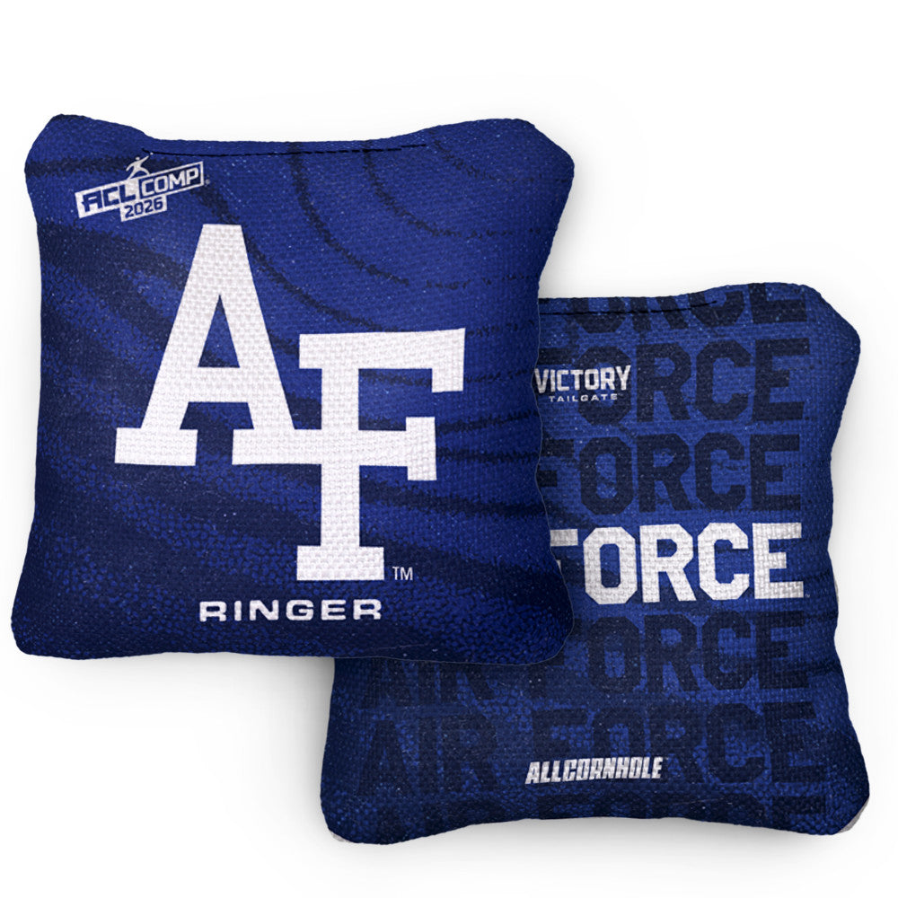 2026 Air Force Falcons RINGER Blue ACL Comp Cornhole Bags – Set of 4 Bags