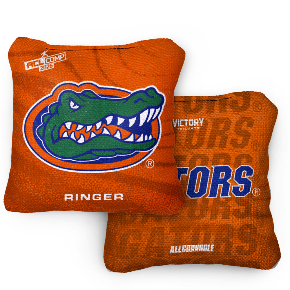 2026 Florida Gators RINGER™️Orange ACL Comp Cornhole Bags – Set of 4 Bags