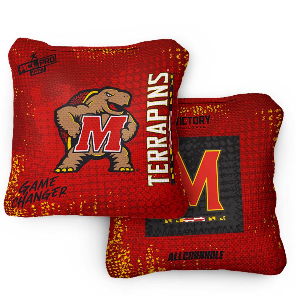2027 Maryland Terrapins GameChanger™ OG Red ACL Pro Cornhole Bags – Set of 4 Bags