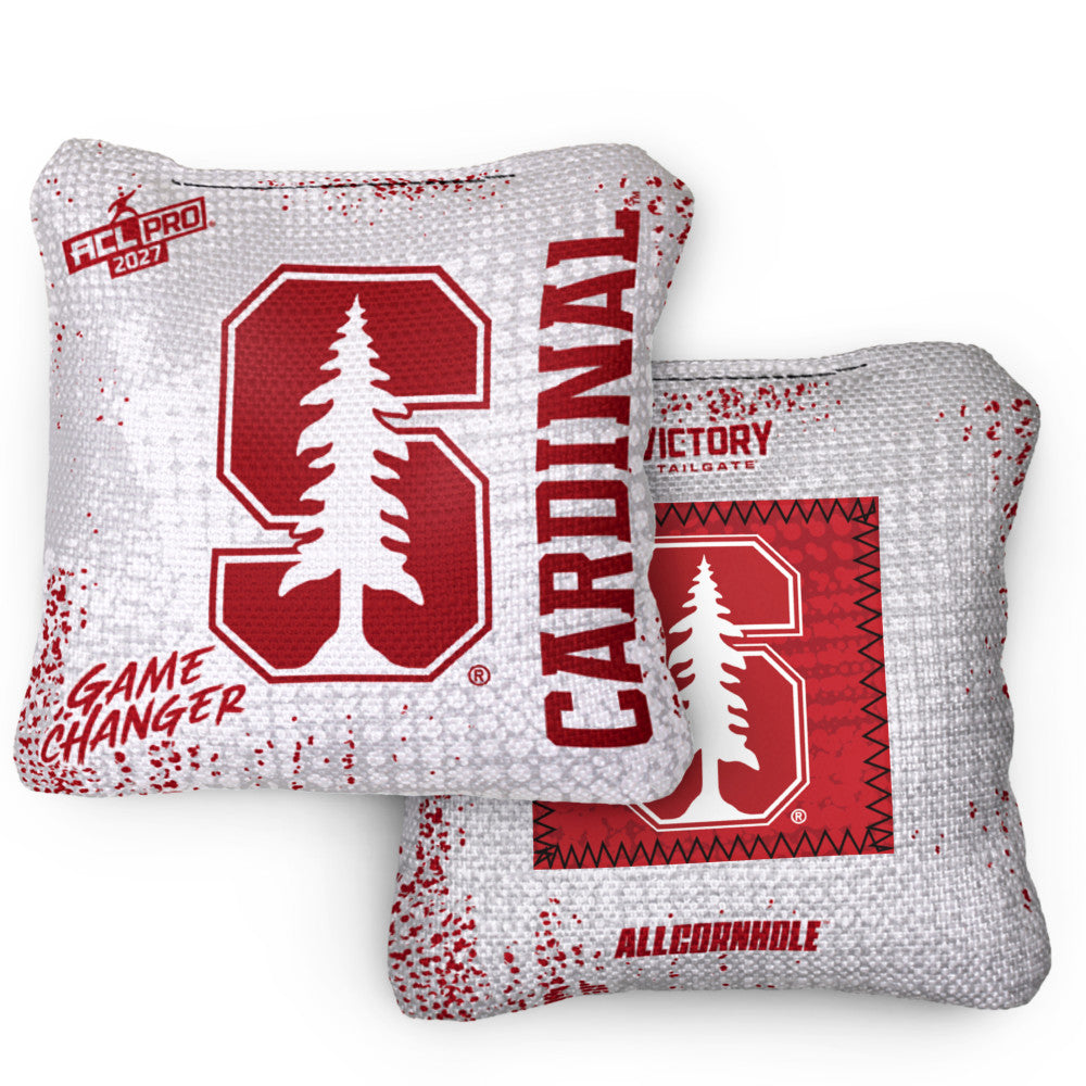 2027 Stanford Cardinal GameChanger™ OG White ACL Pro Cornhole Bags – Set of 4 Bags